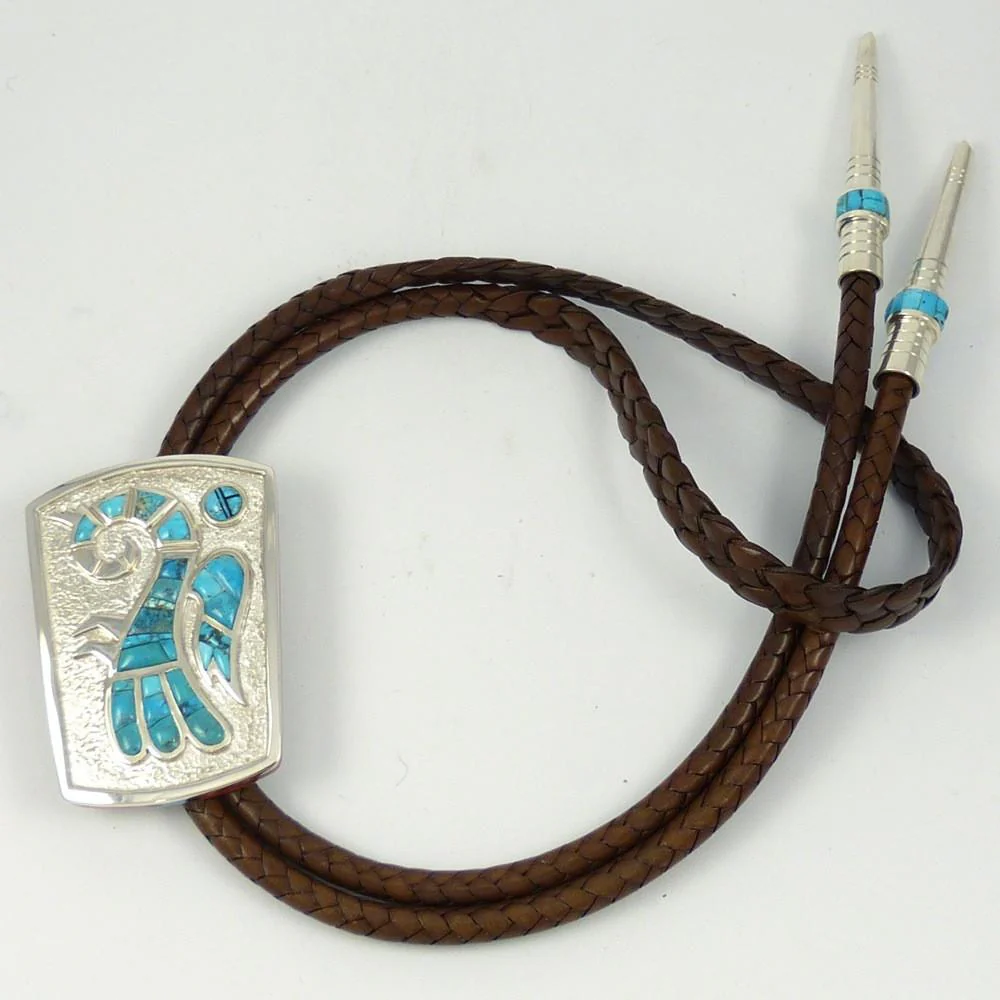 Lone Mountain Turquoise Bola Tie - Image 7