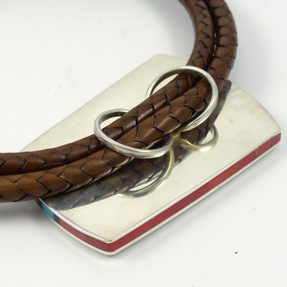 Lone Mountain Turquoise Bola Tie - Image 9