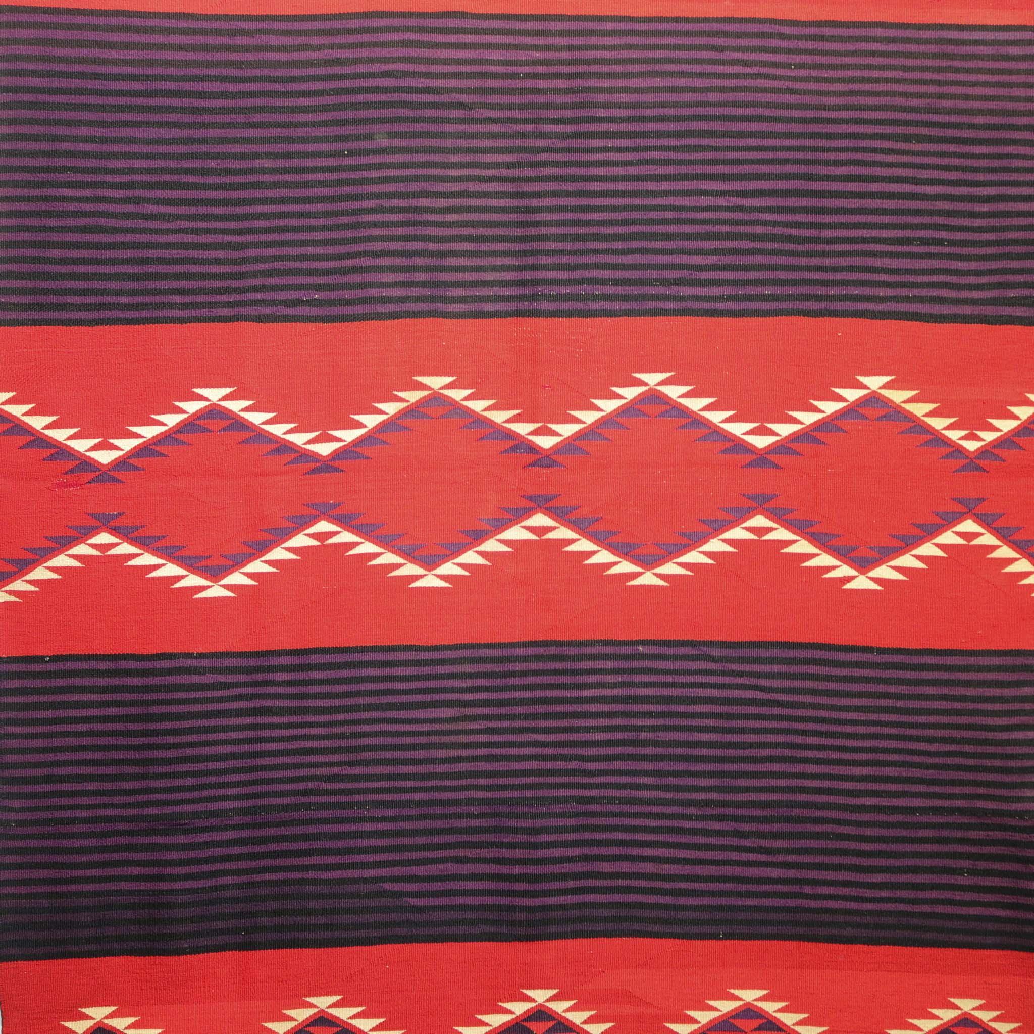 1880s Germantown Moki Serape - Image 4