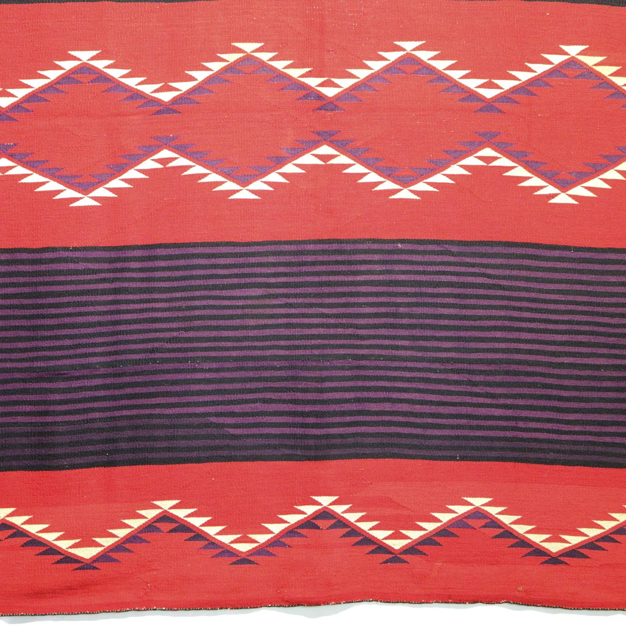 1880s Germantown Moki Serape - Image 5