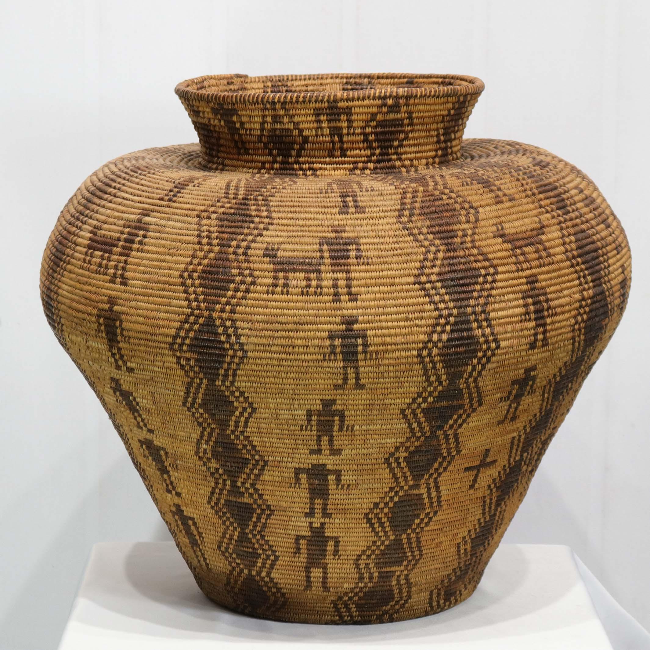 1910 Figured Apache Olla - Image 4