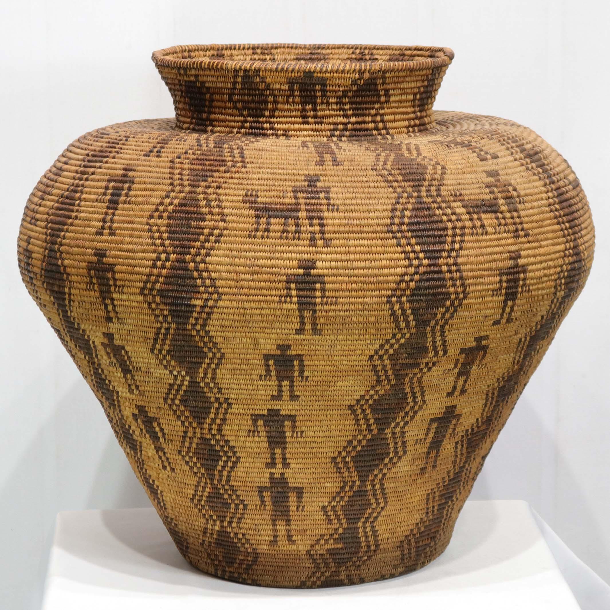 1910 Figured Apache Olla - Image 5