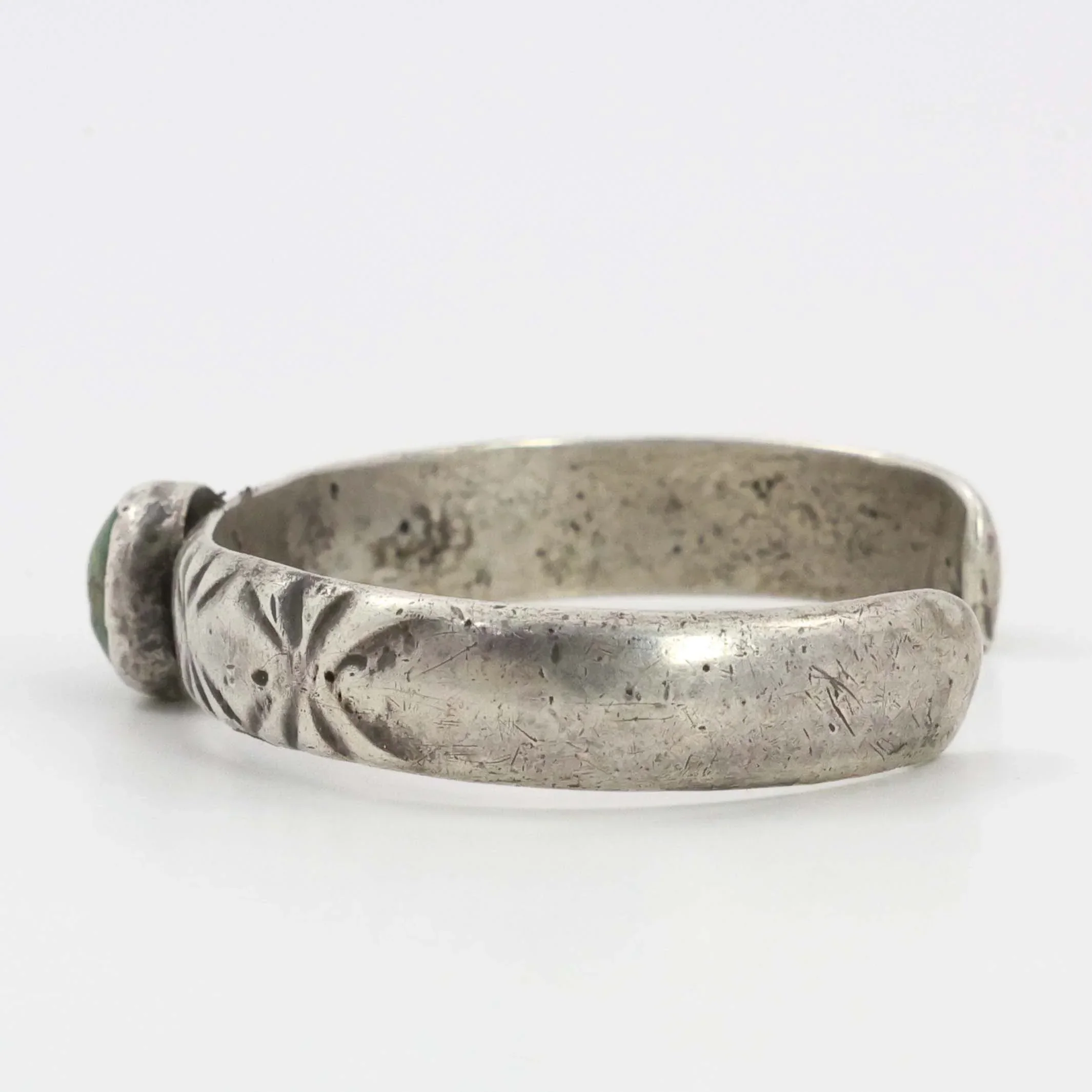 1920s Cerrillos Turquoise Cuff - Image 2