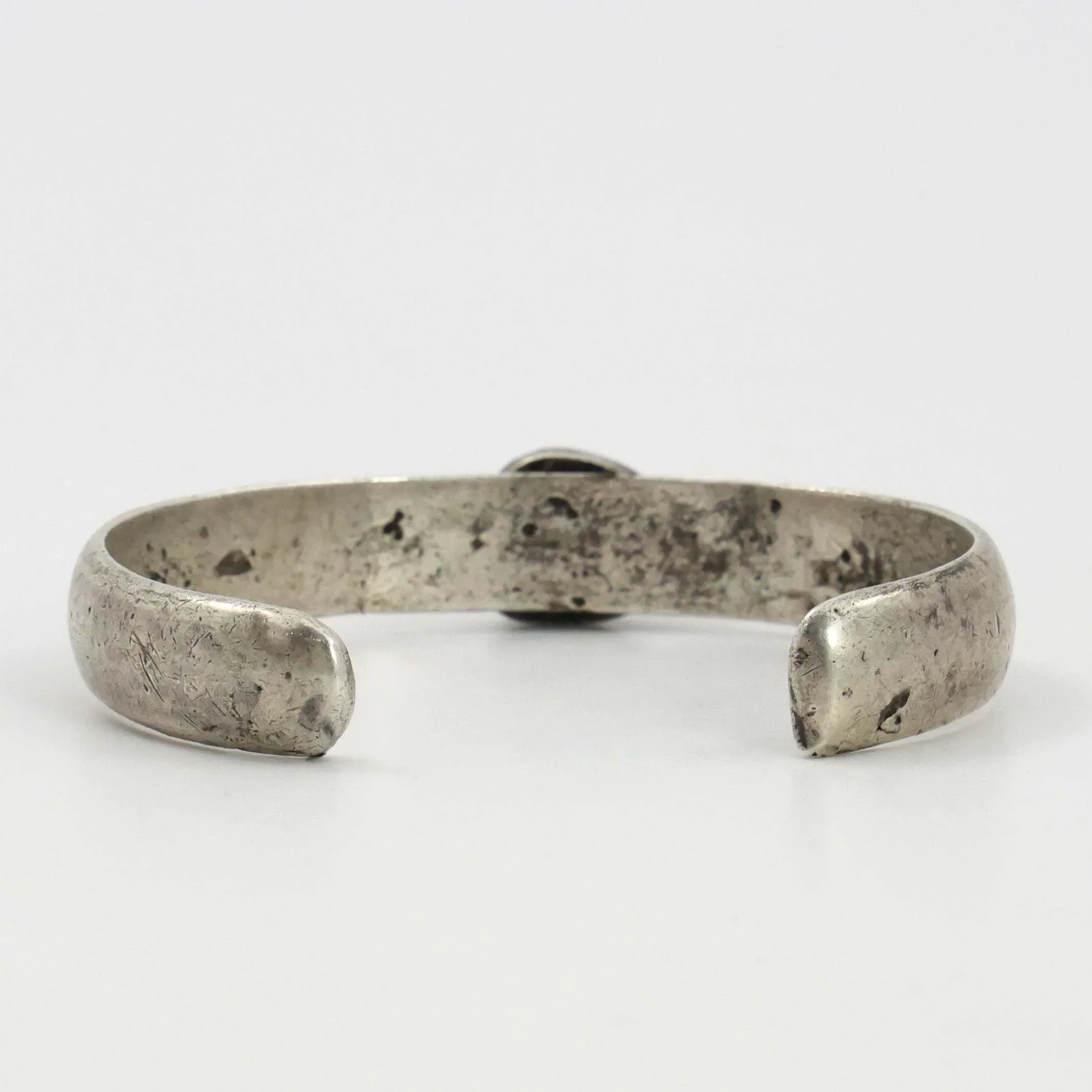 1920s Cerrillos Turquoise Cuff - Image 4