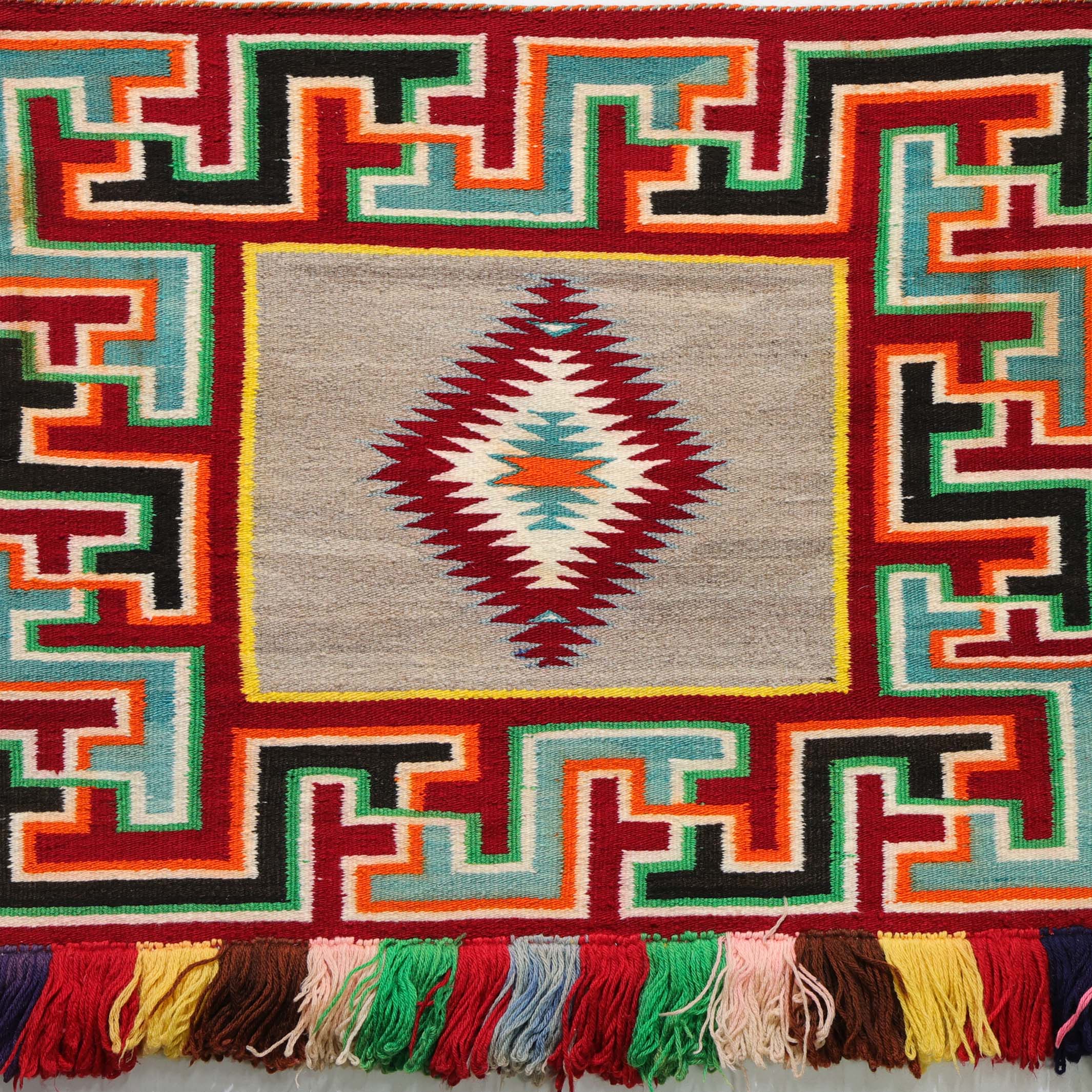 1920s Fancy Saddle Blanket - Image 2