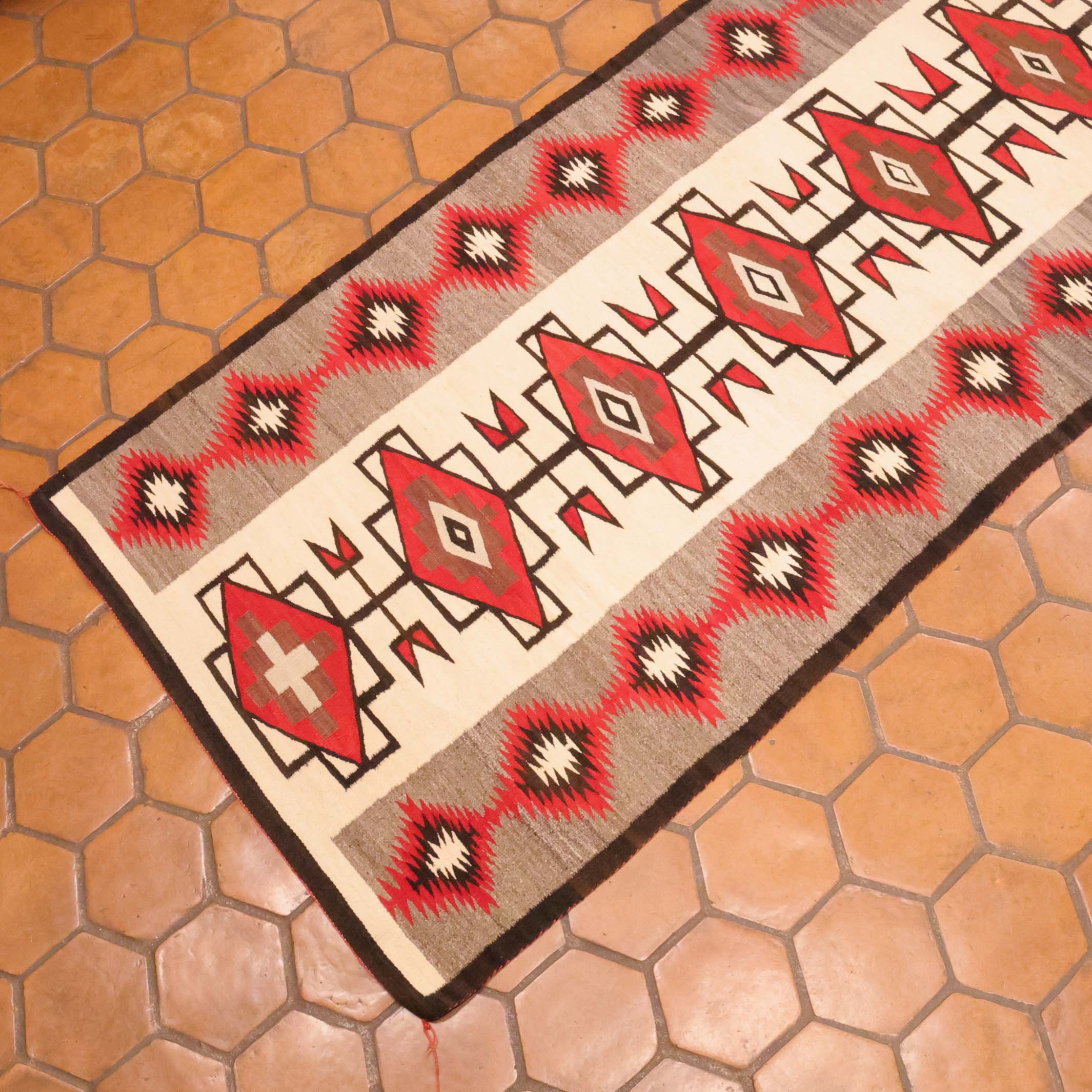 1930s Red Mesa Runner - Image 3