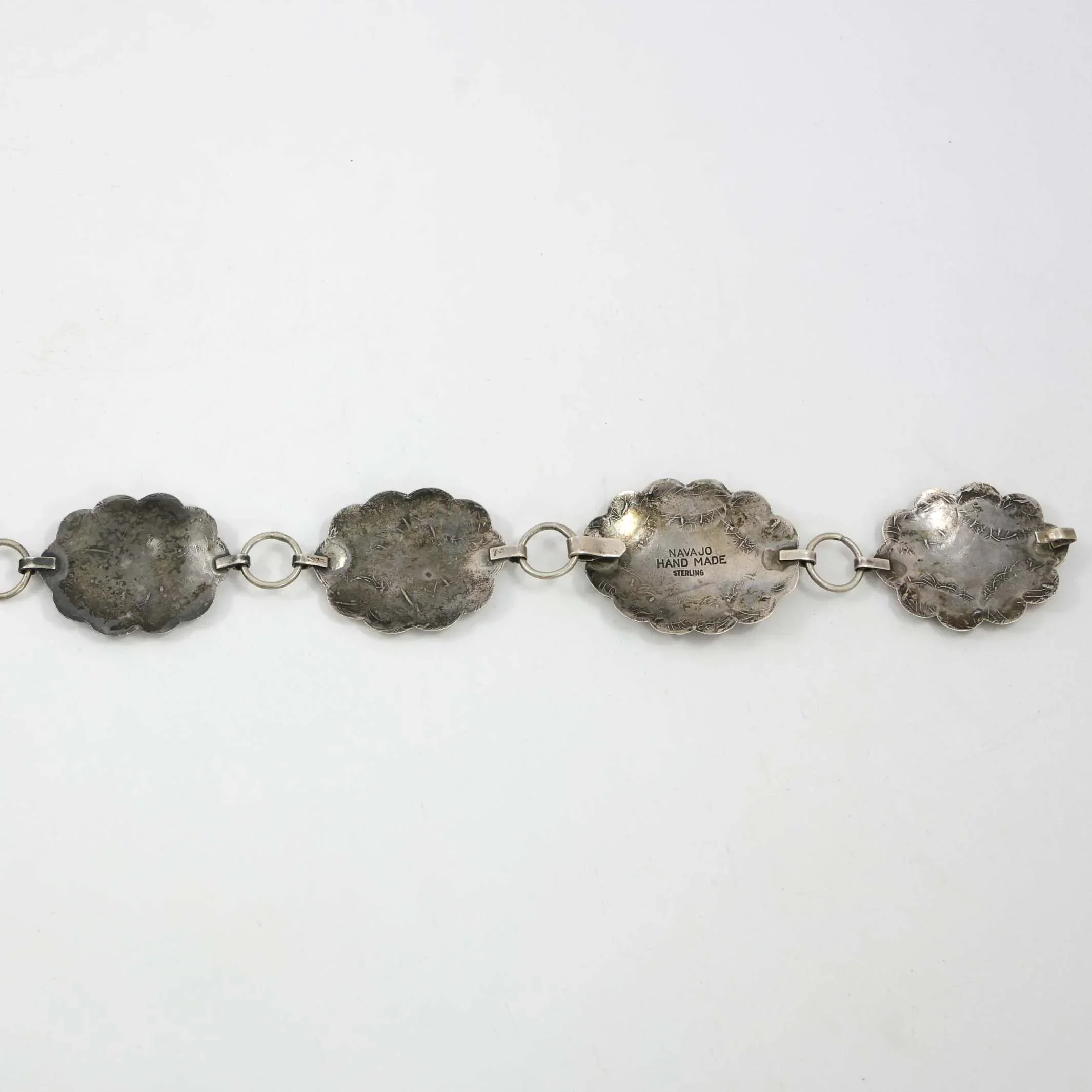1930s Silver Concho Belt - Image 7