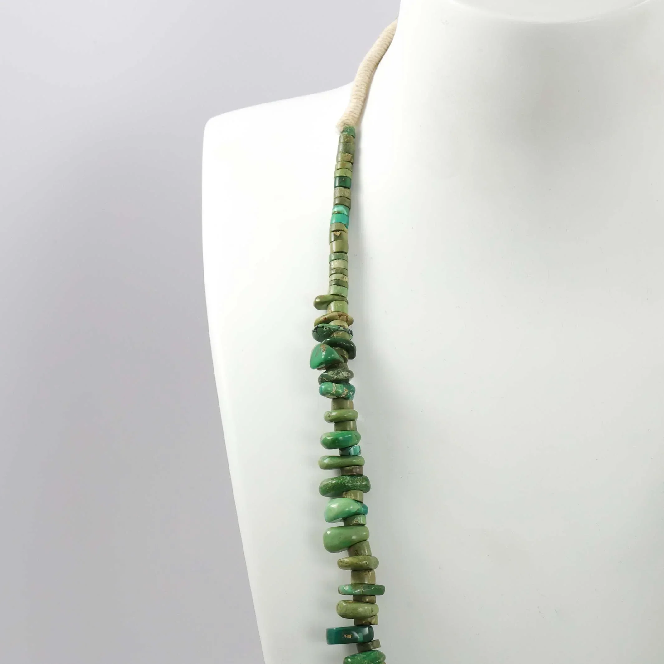 1930s Turquoise Tab Necklace - Image 3
