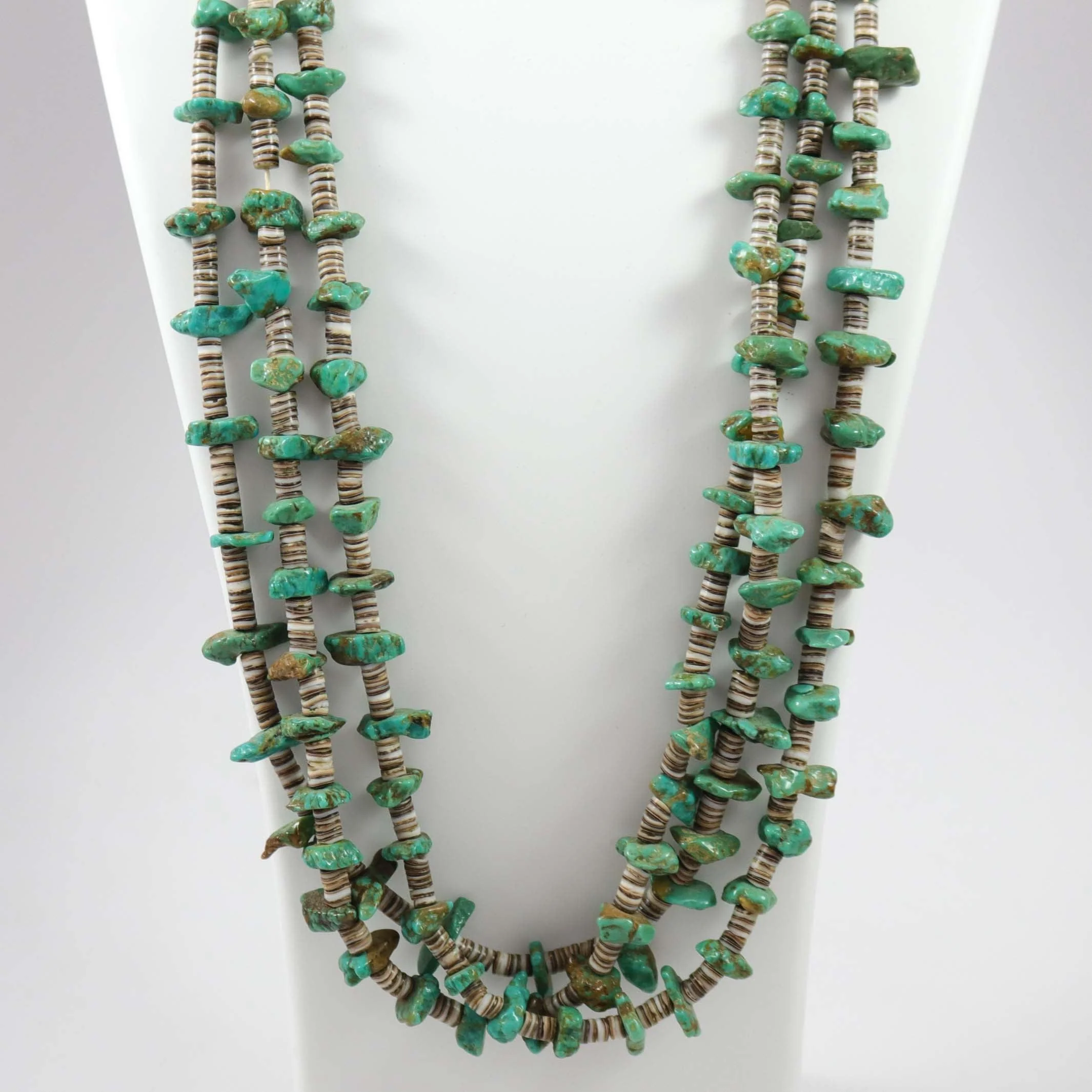 1940s Turquoise Necklace - Image 2