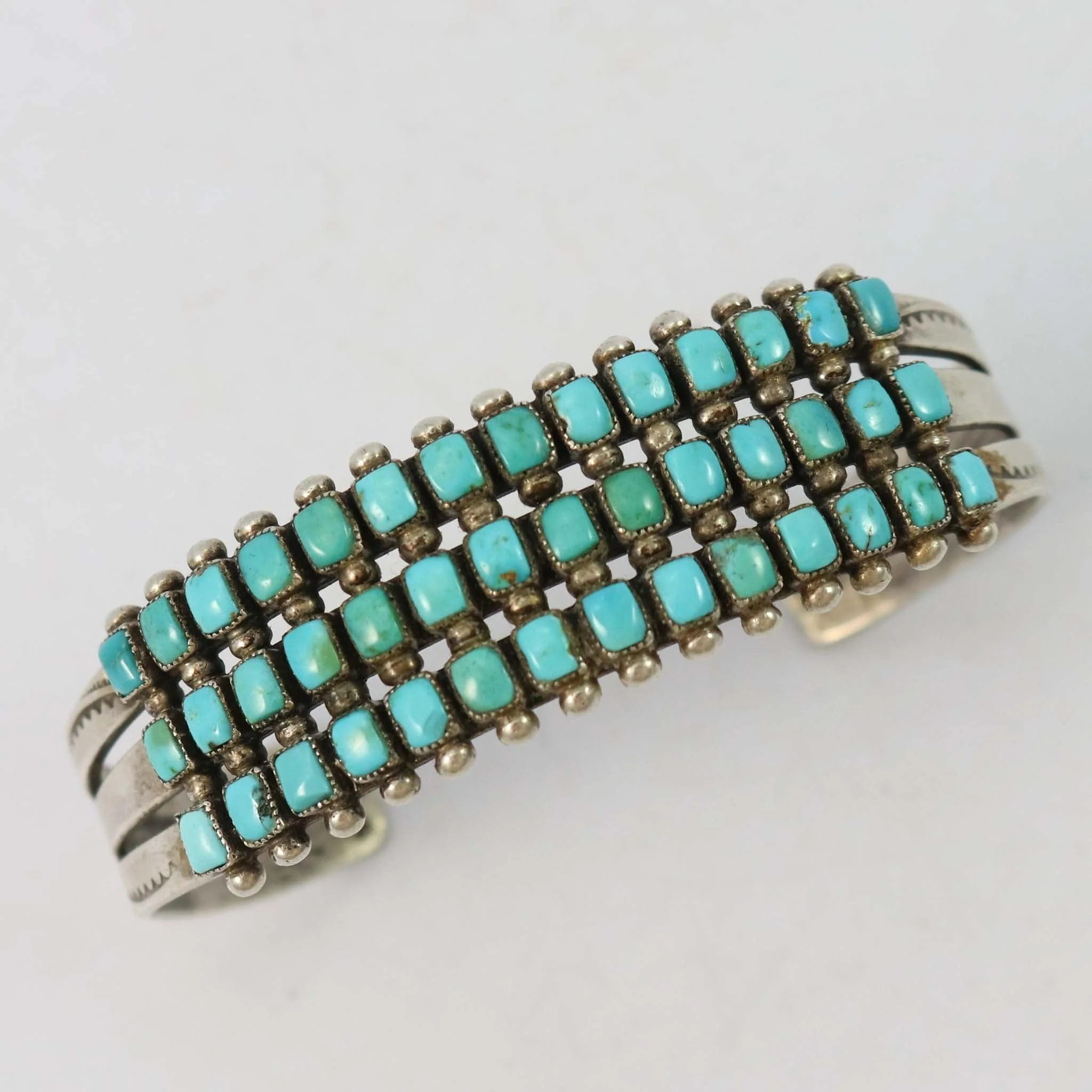 1940s Turquoise Row Cuff