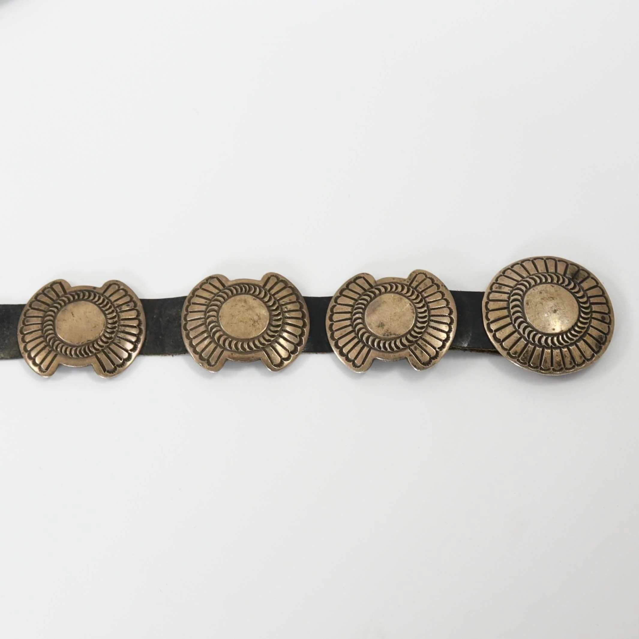 1960s Silver Concho Belt - Image 3