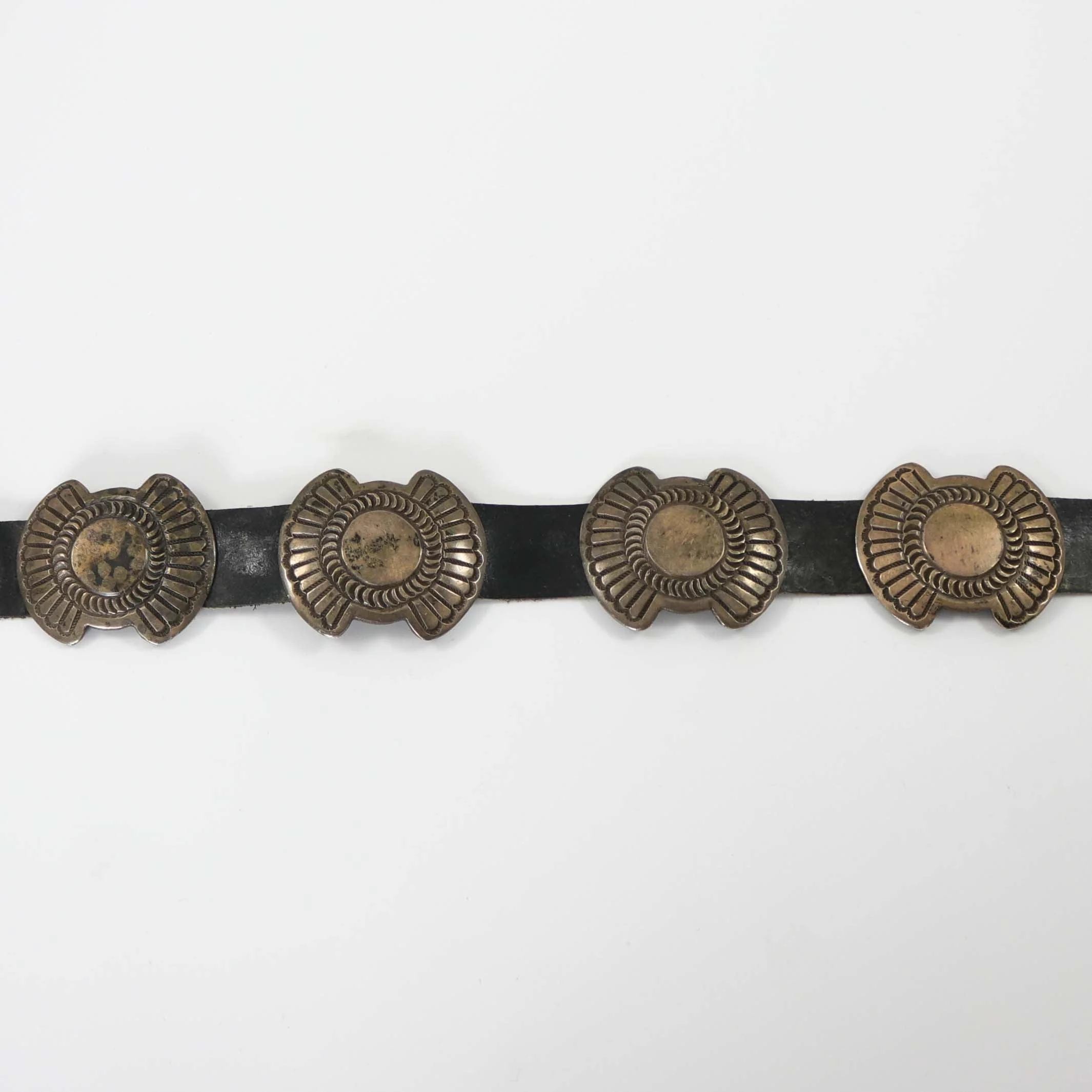 1960s Silver Concho Belt - Image 4
