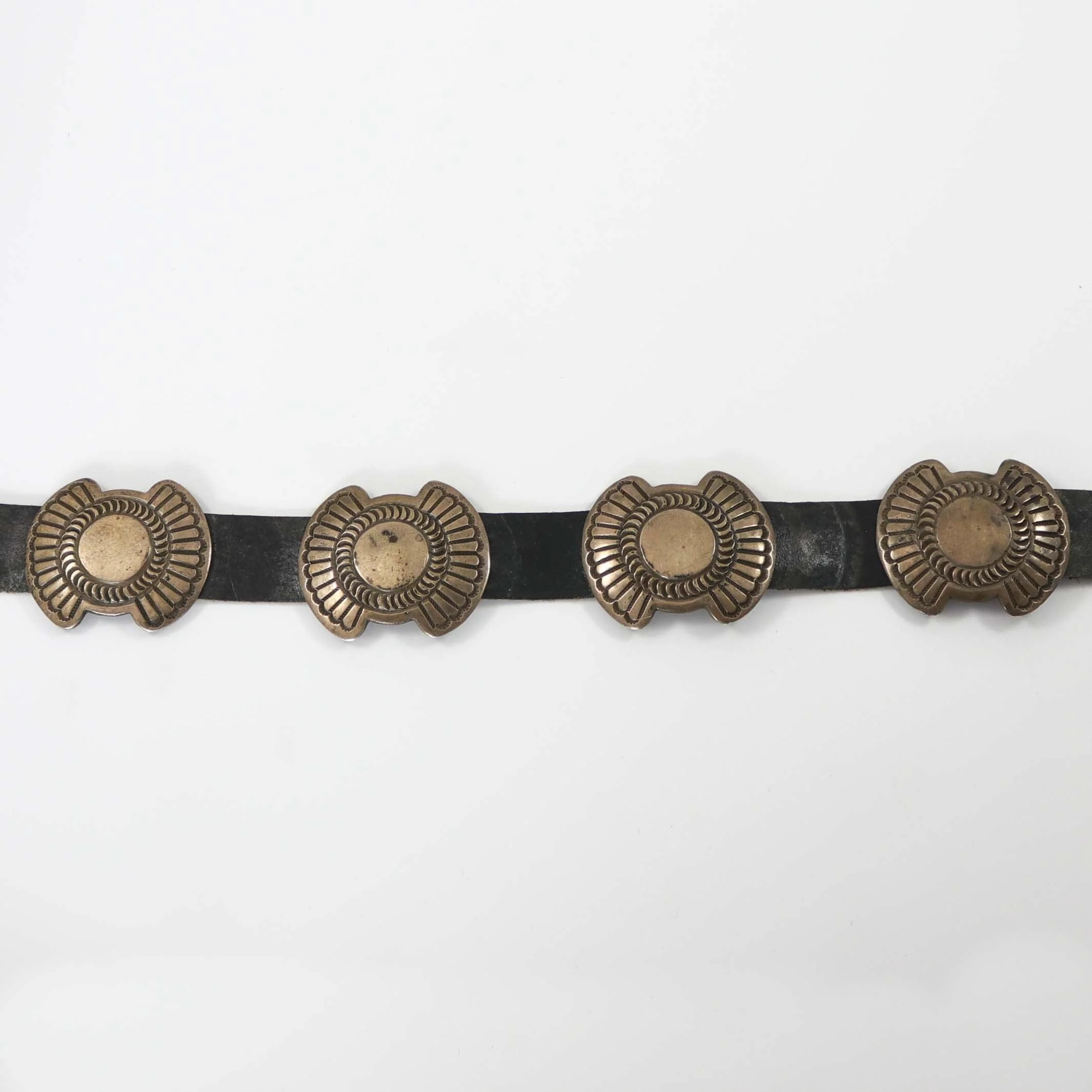 1960s Silver Concho Belt - Image 5