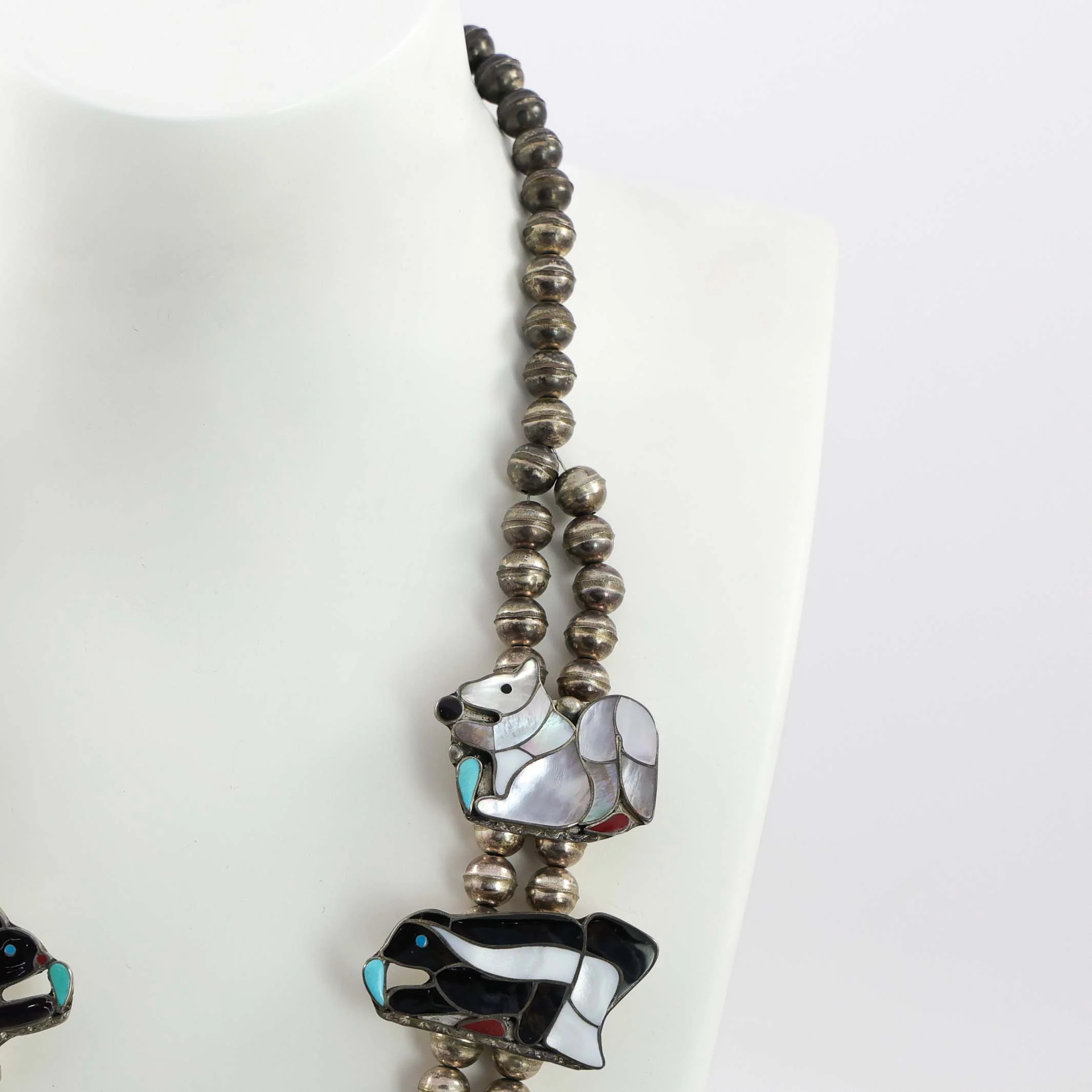 1960s Woodland Animals Necklace - Image 4