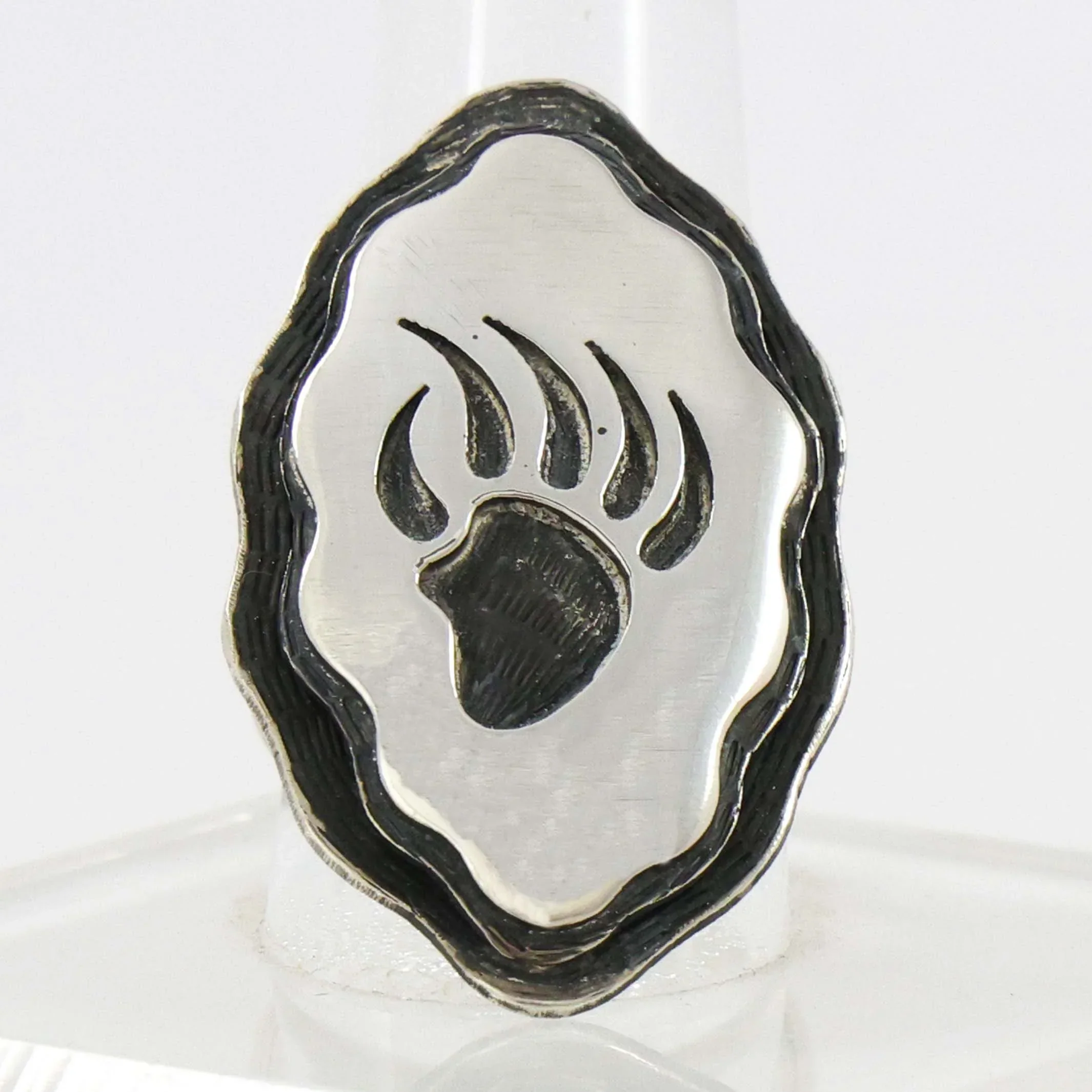 1980s Bear Paw Ring