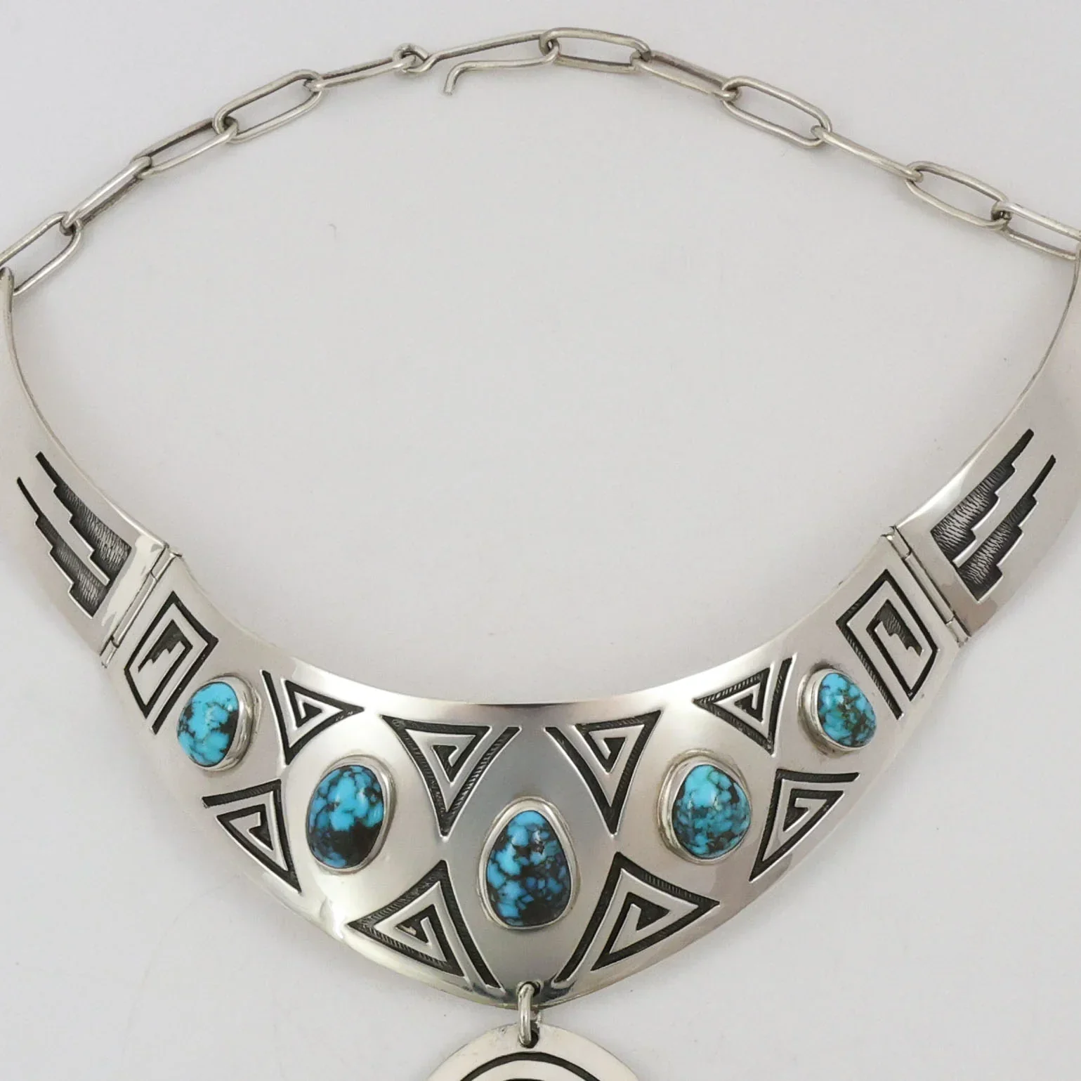 1970s Burnham Turquoise Collar - Image 3