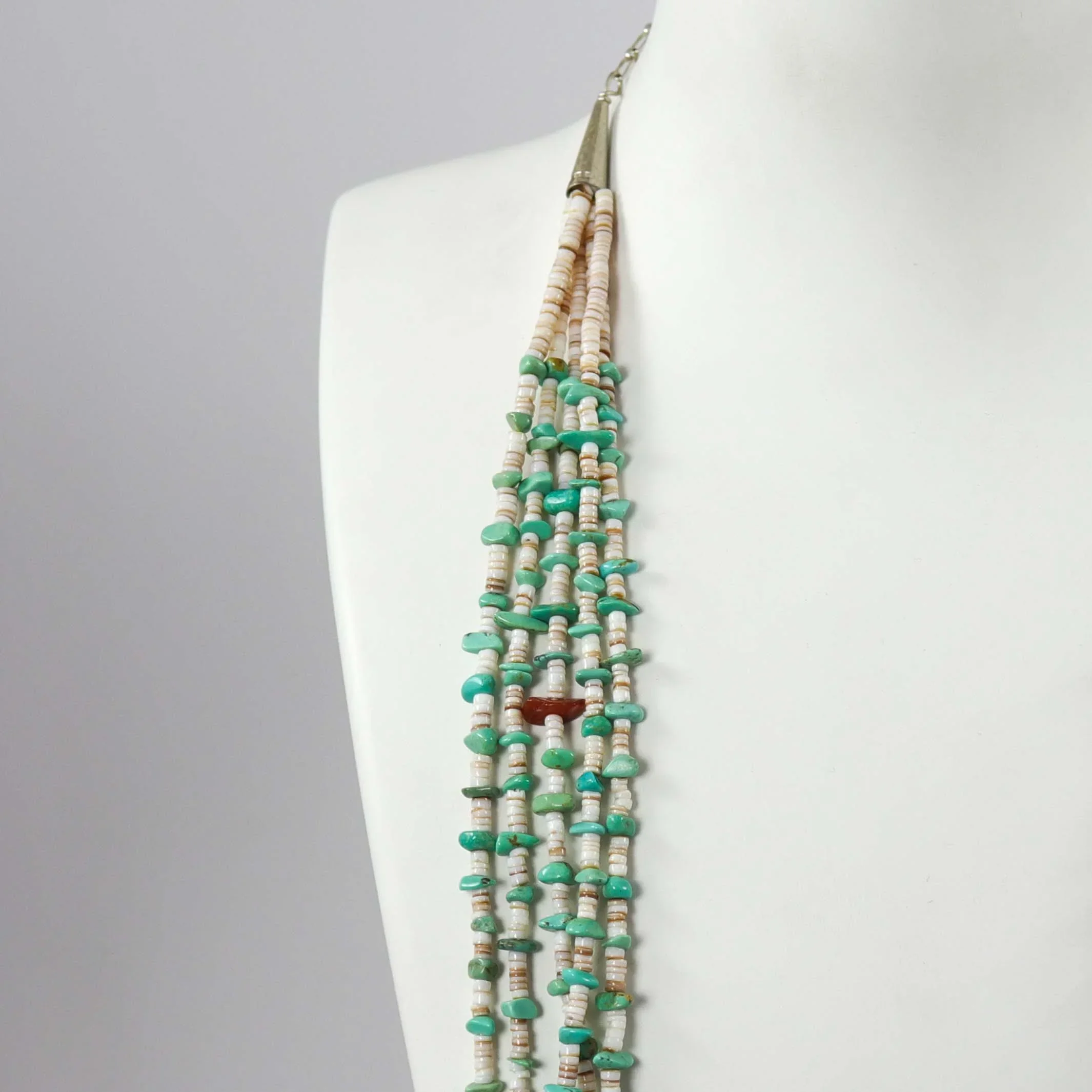 1970s Heishi Necklace - Image 3