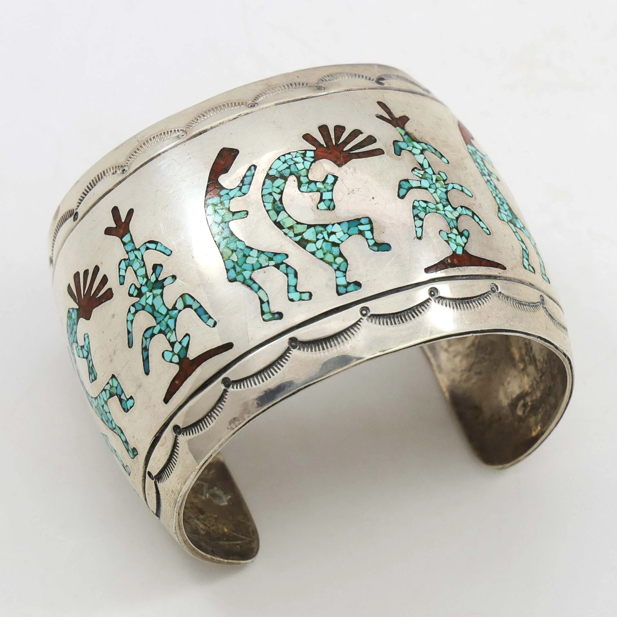 1970s Kokopelli and Corn Cuff