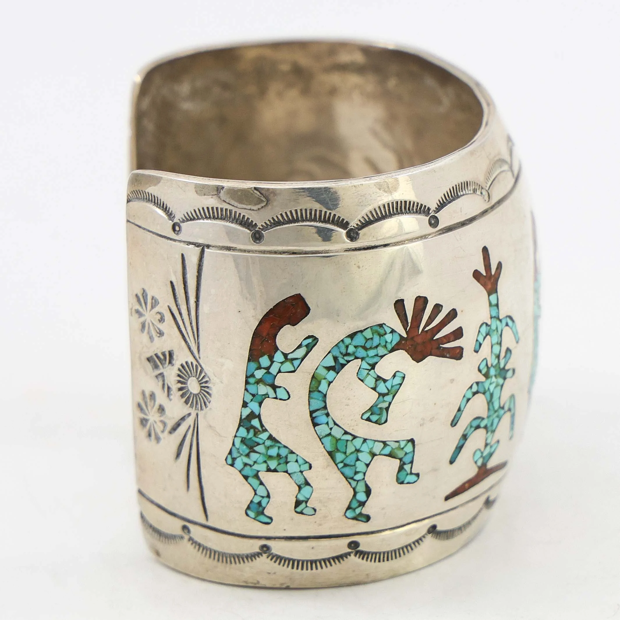 1970s Kokopelli and Corn Cuff - Image 5