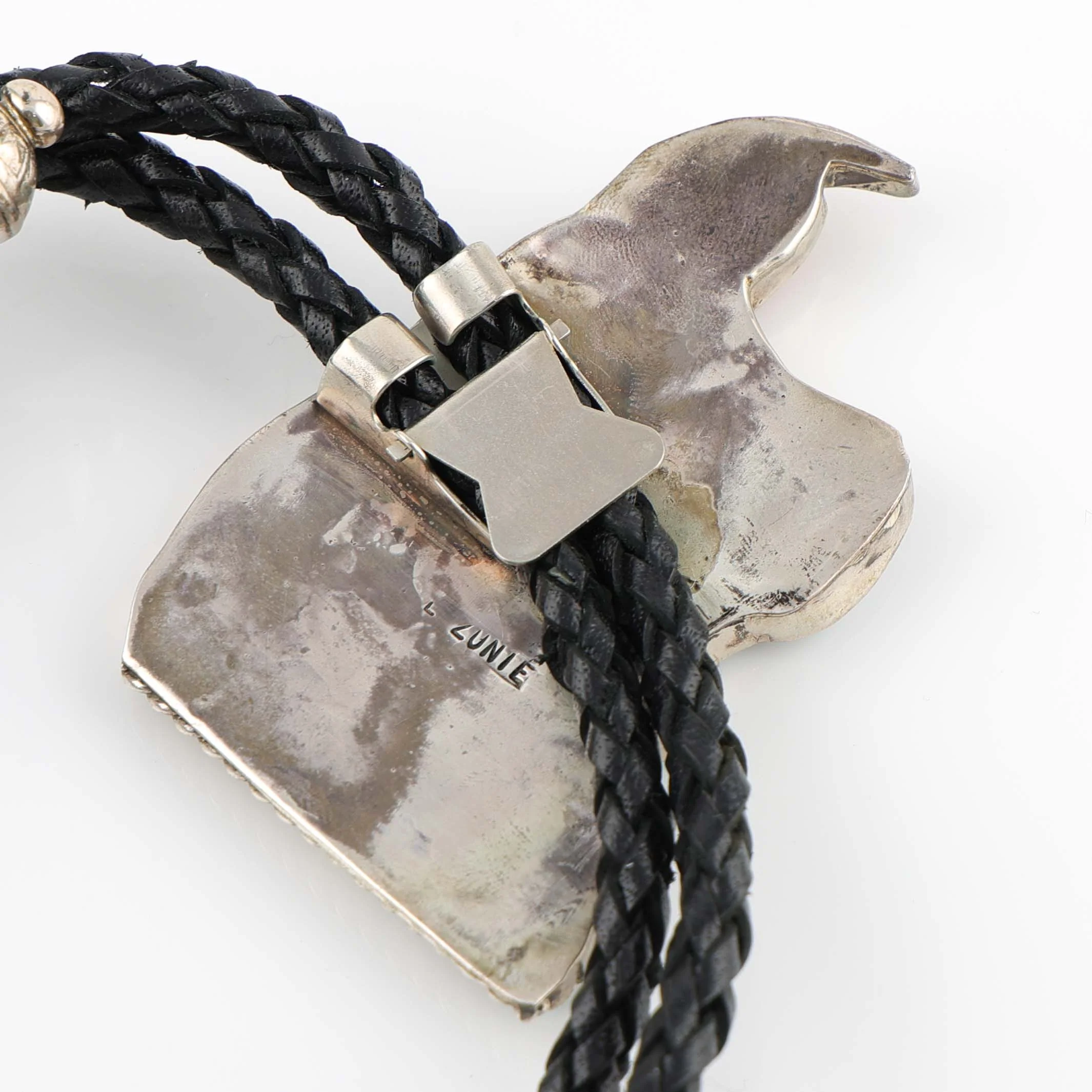 1970s Steer Bolo Tie - Image 4