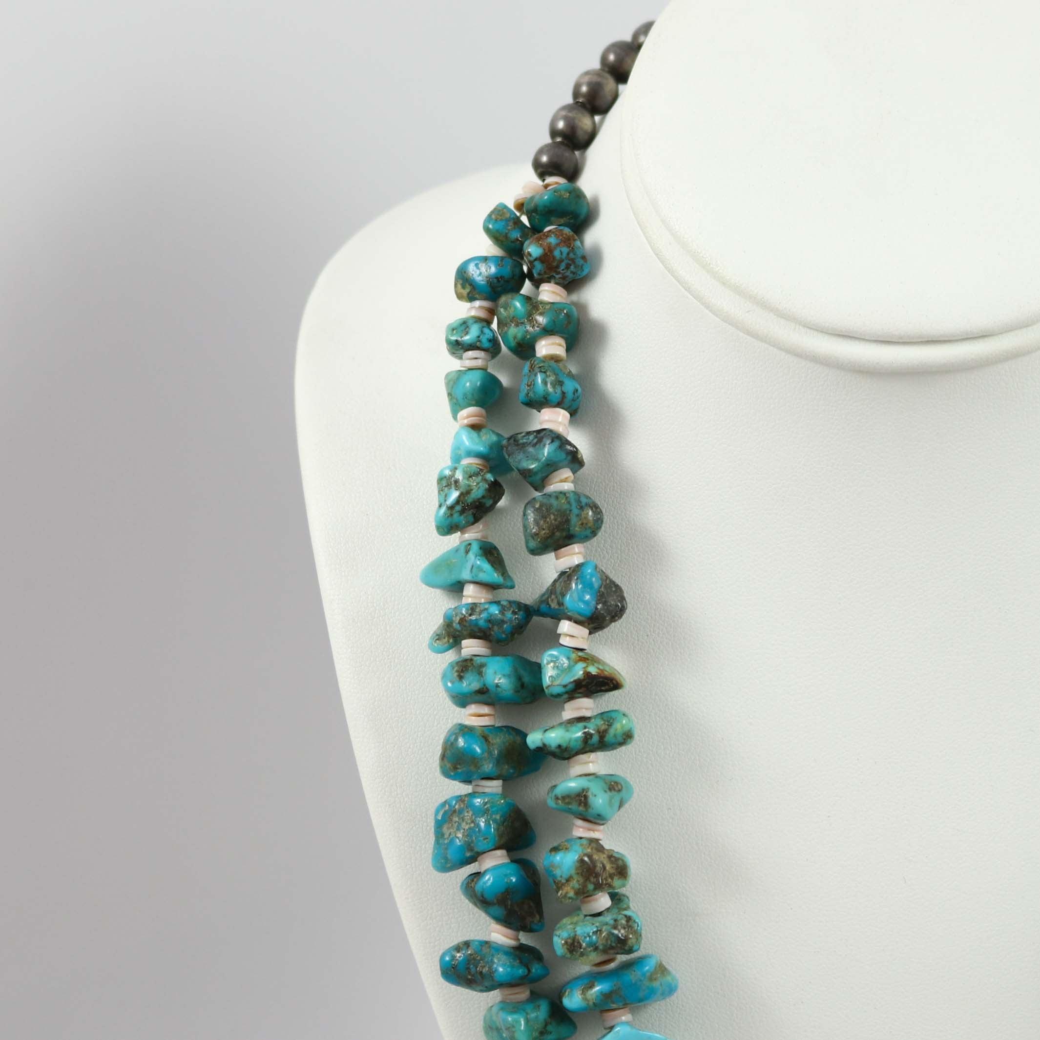 1970s Turquoise Necklace - Image 3