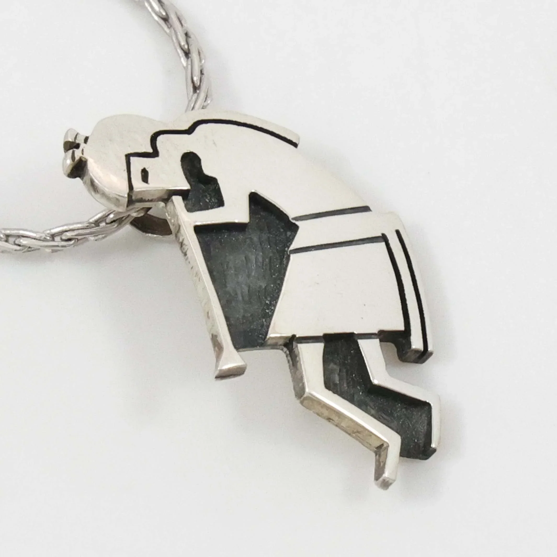 1980s Flute Player Pendant - Image 3