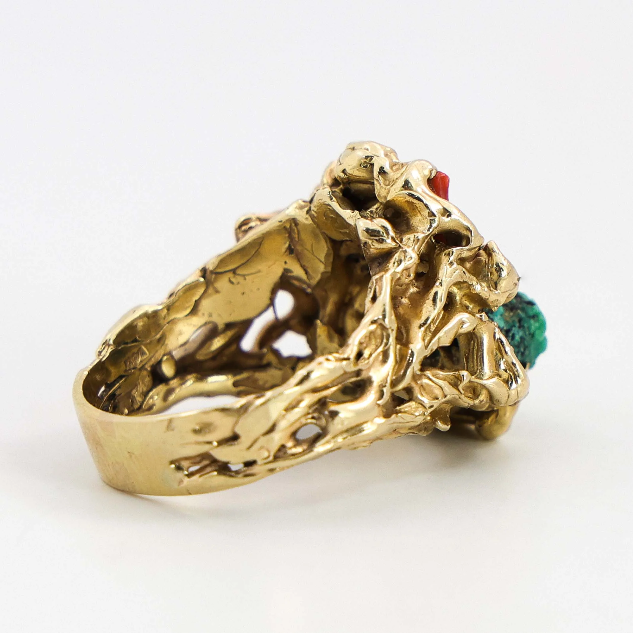 1980s Gold Ring - Image 3