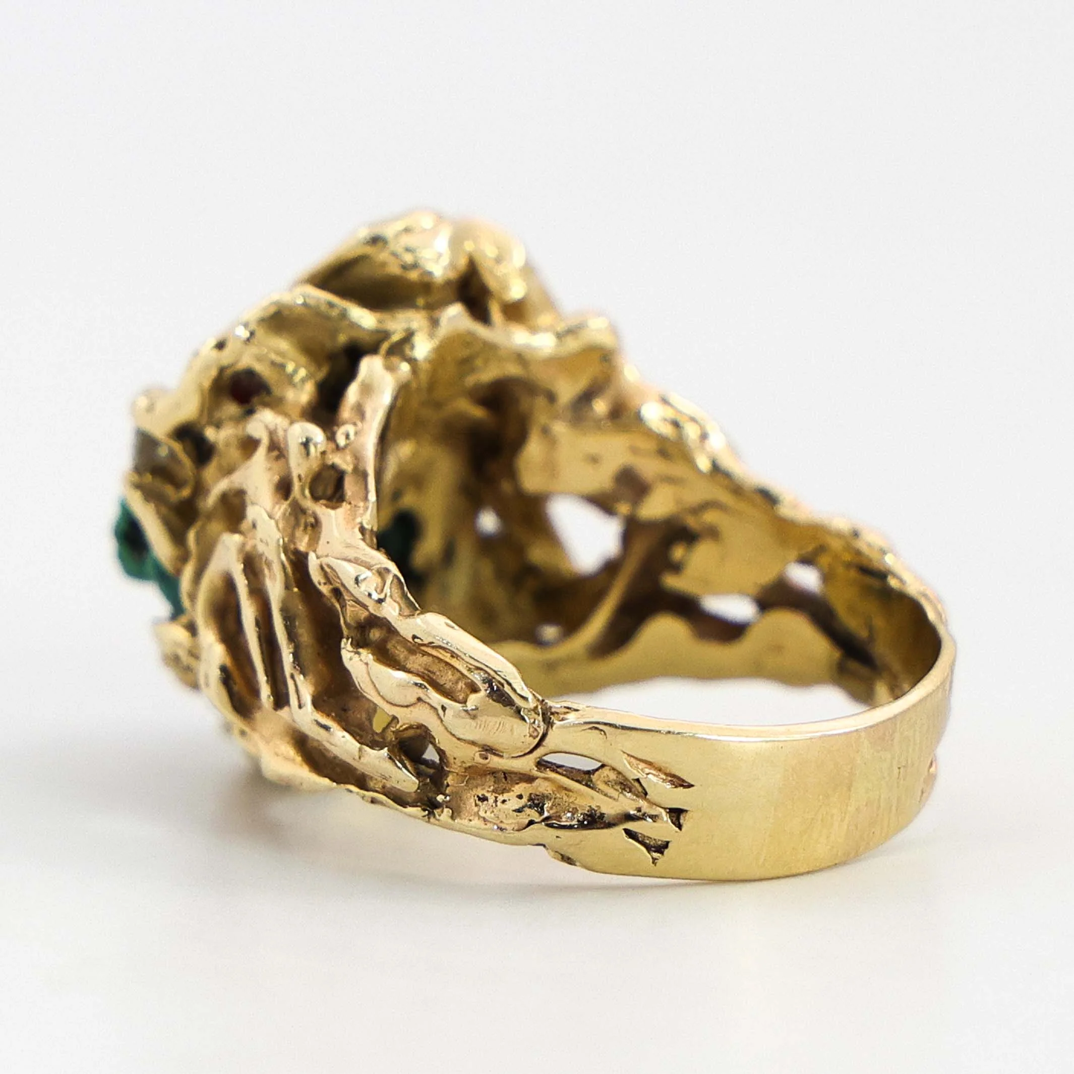 1980s Gold Ring - Image 4