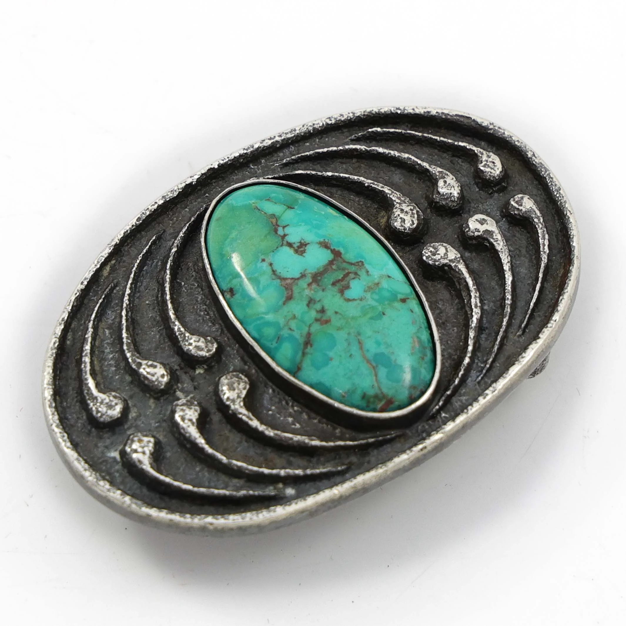 1980s Turquoise Rain Buckle - Image 2