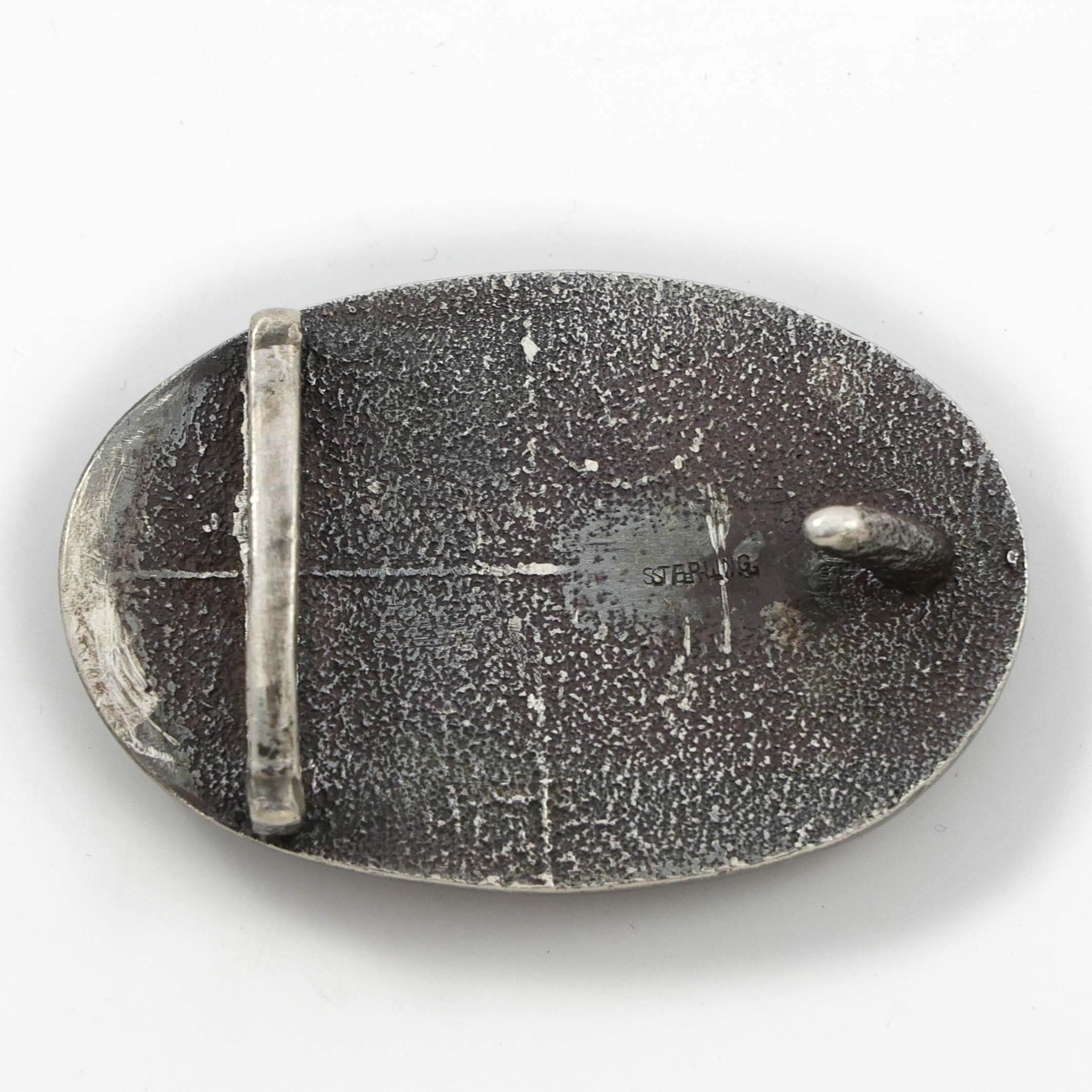 1980s Turquoise Rain Buckle - Image 3