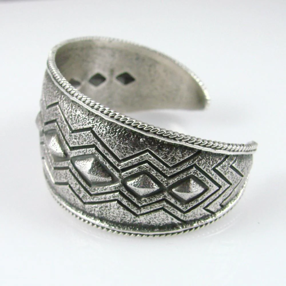 Stamped Silver Cuff - Image 3