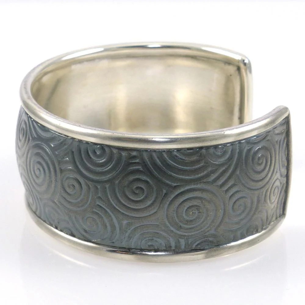 Silver Spiral Cuff - Image 4