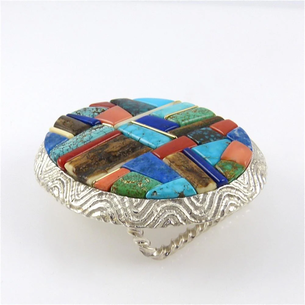 Cobbled Inlay Buckle - Image 3
