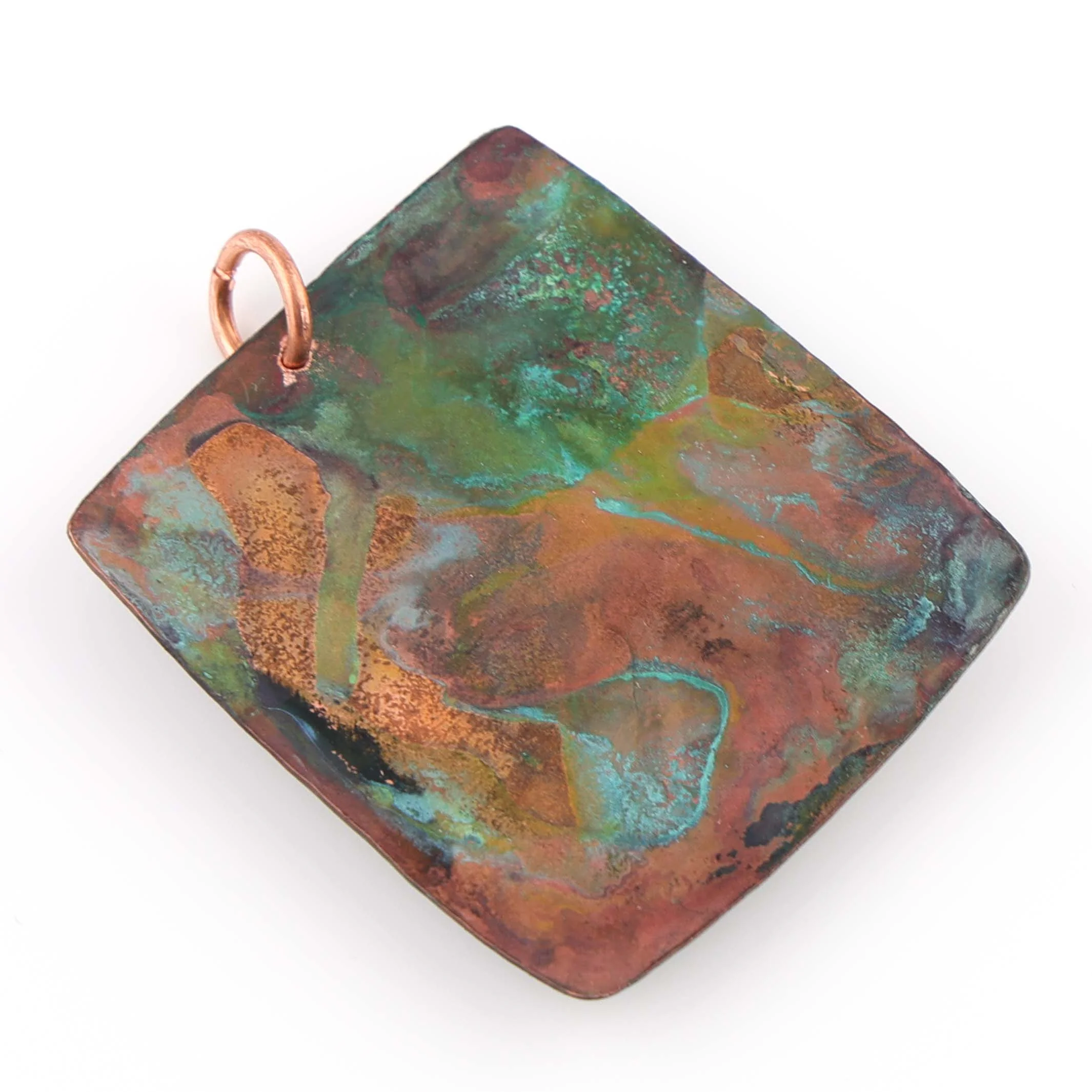 Agate and Copper Pendant - Image 3