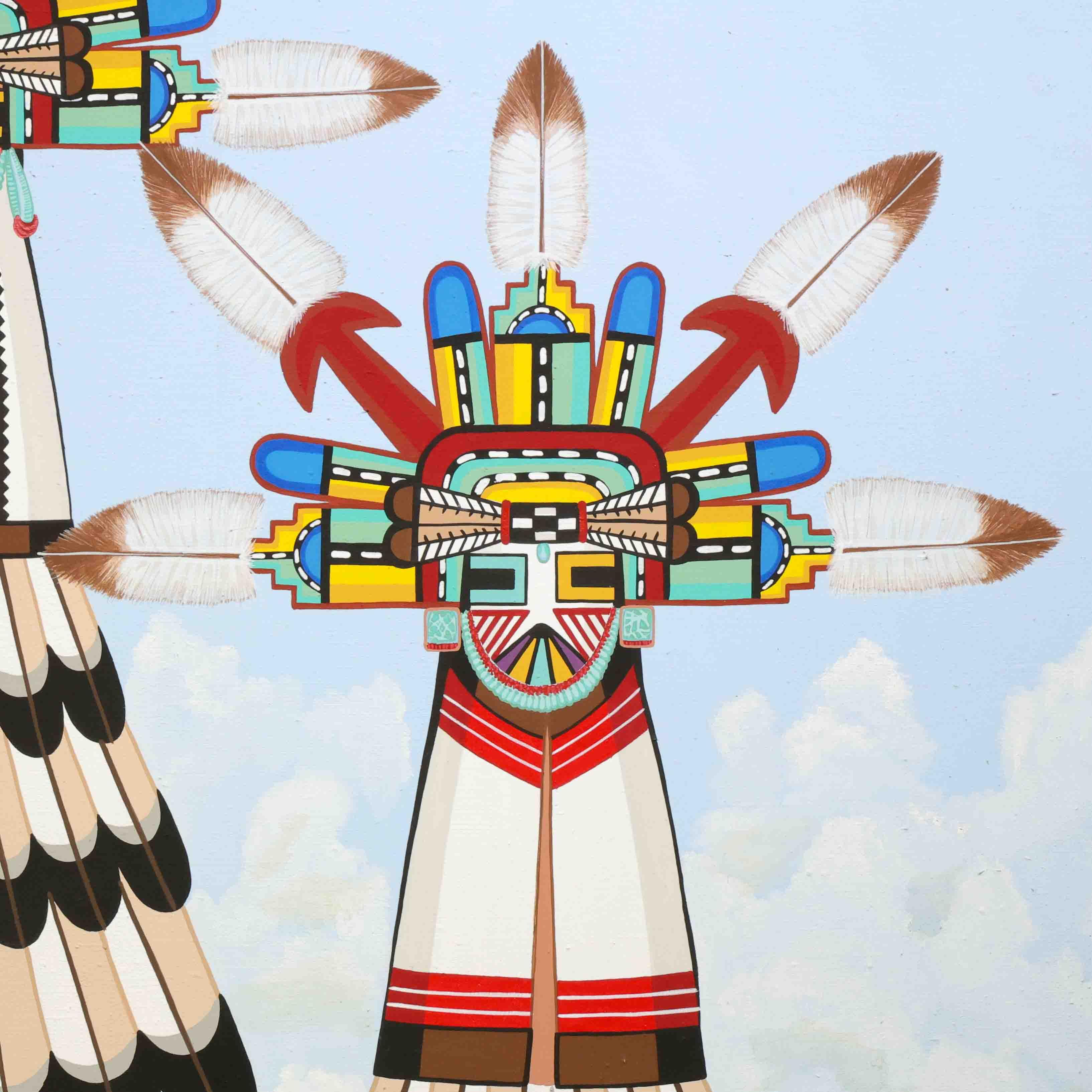 “Ancestors of the Rain” Painting - Image 3