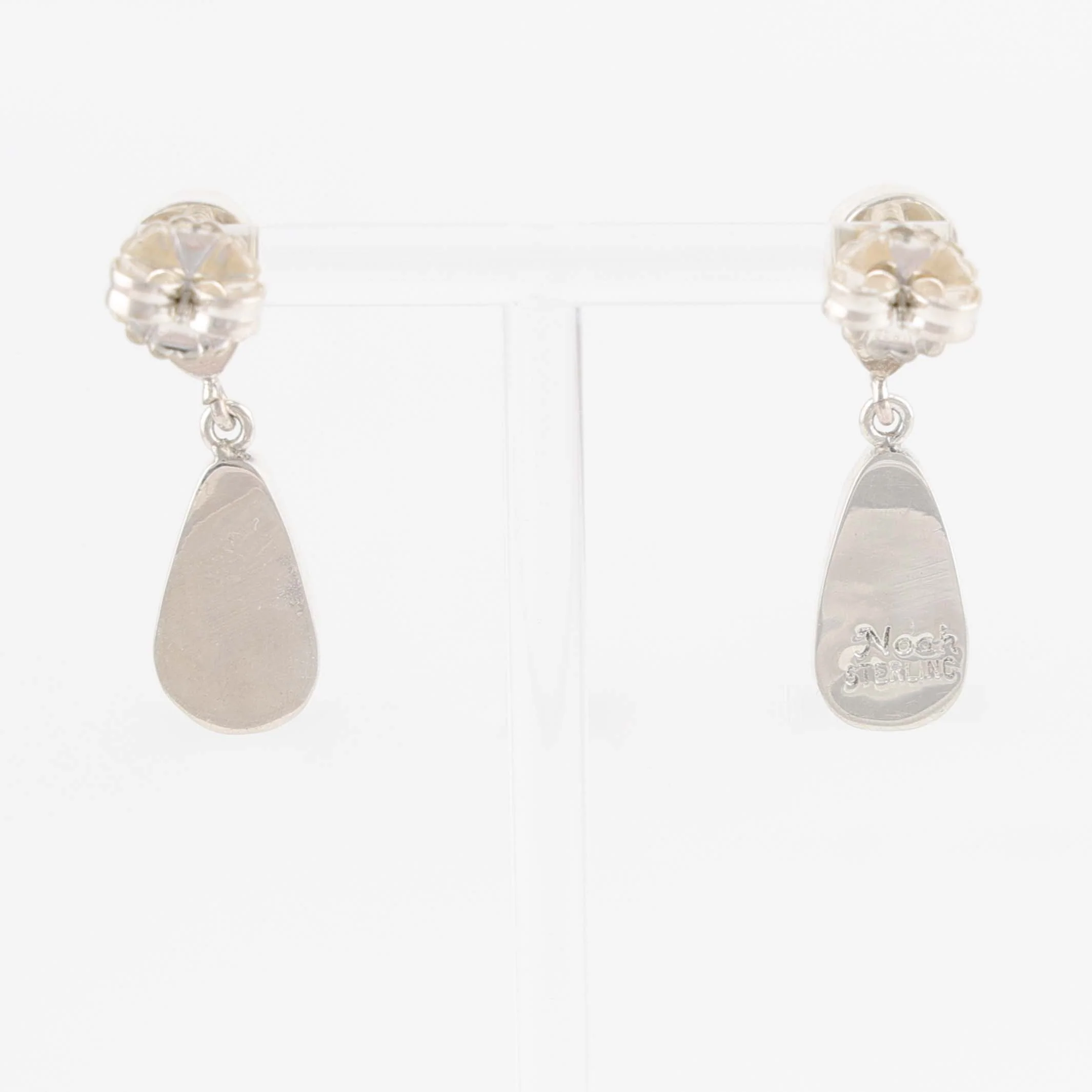Angel Coral and Variscite Earrings - Image 2