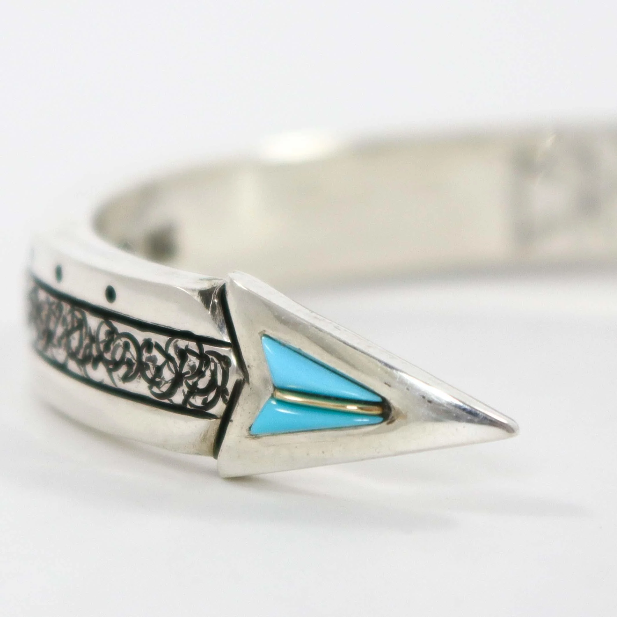 Turquoise Arrow Cuff - Image 5