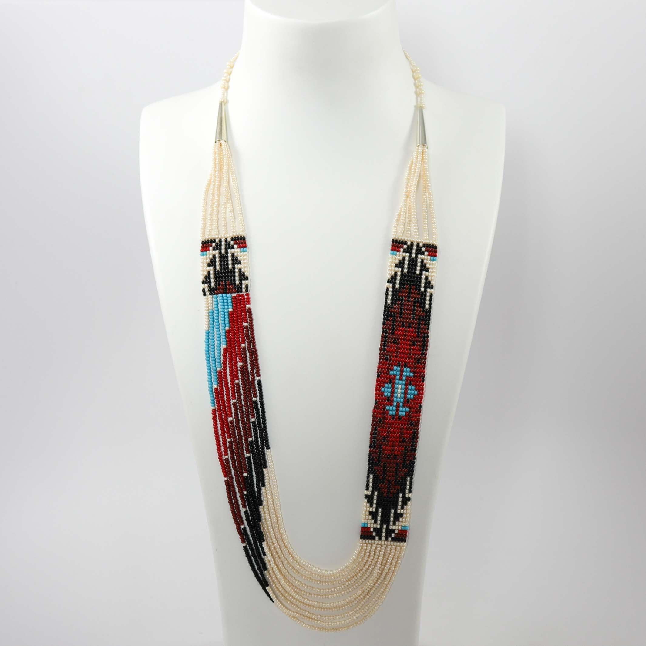 Beaded Necklace and Earring Set - Image 2