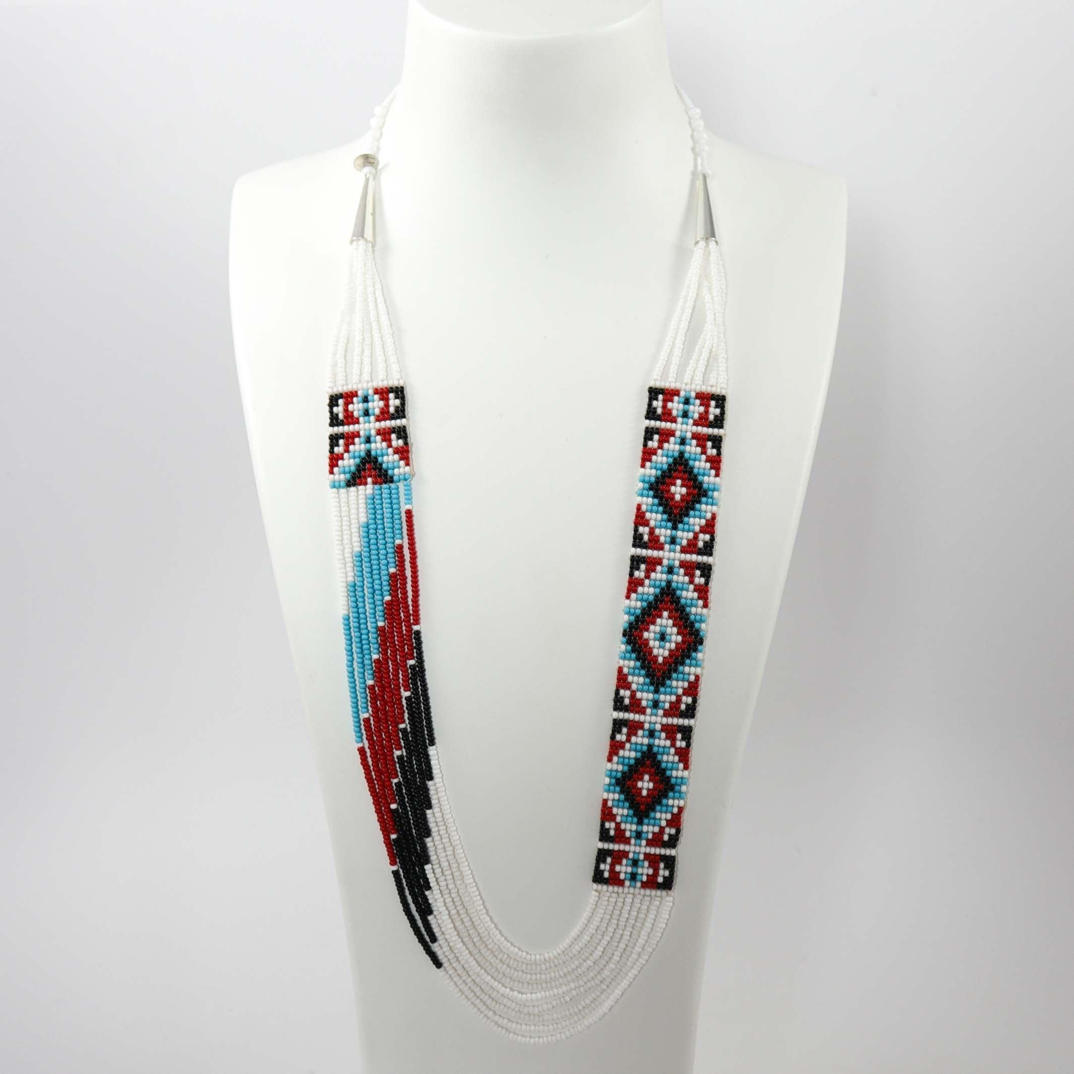 Beaded Necklace and Earring Set - Image 2