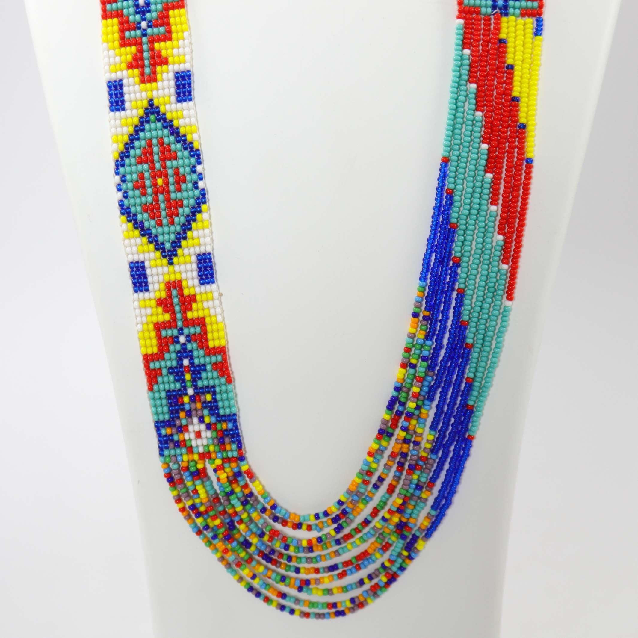 Beaded Necklace and Earring Set - Image 3