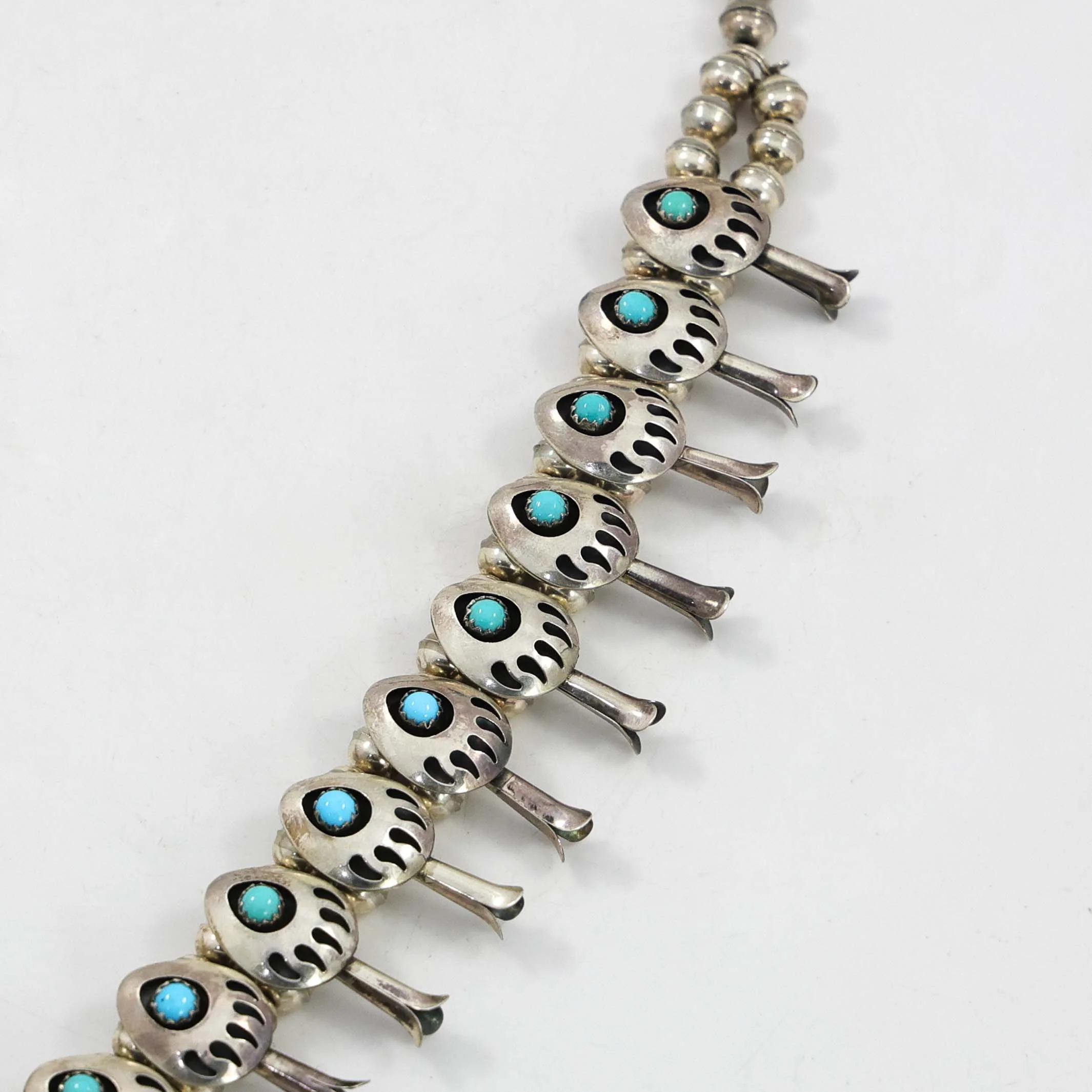 Bear Paw Squash Blossom Necklace - Image 4