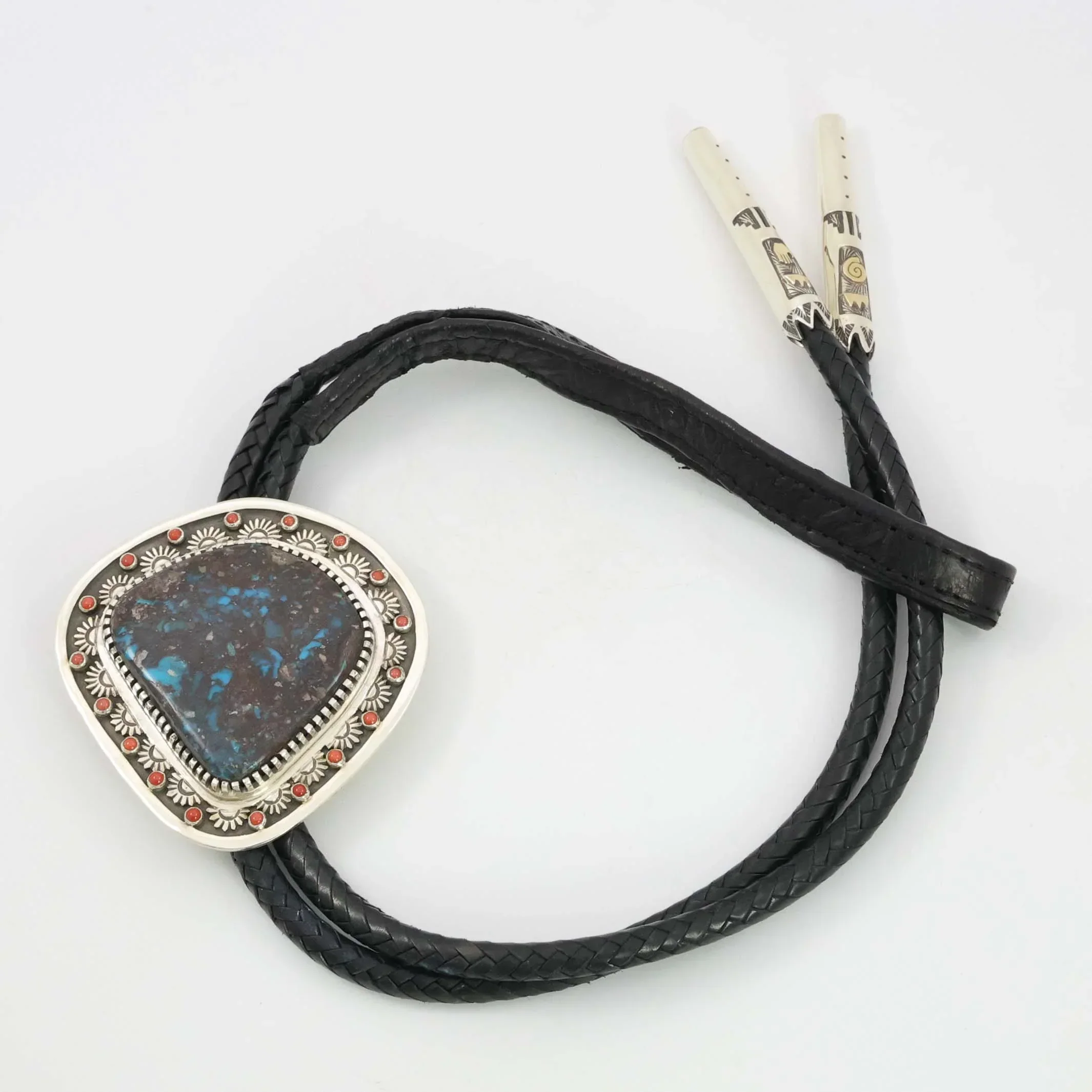 Bisbee Turquoise Bola Tie - Image 2