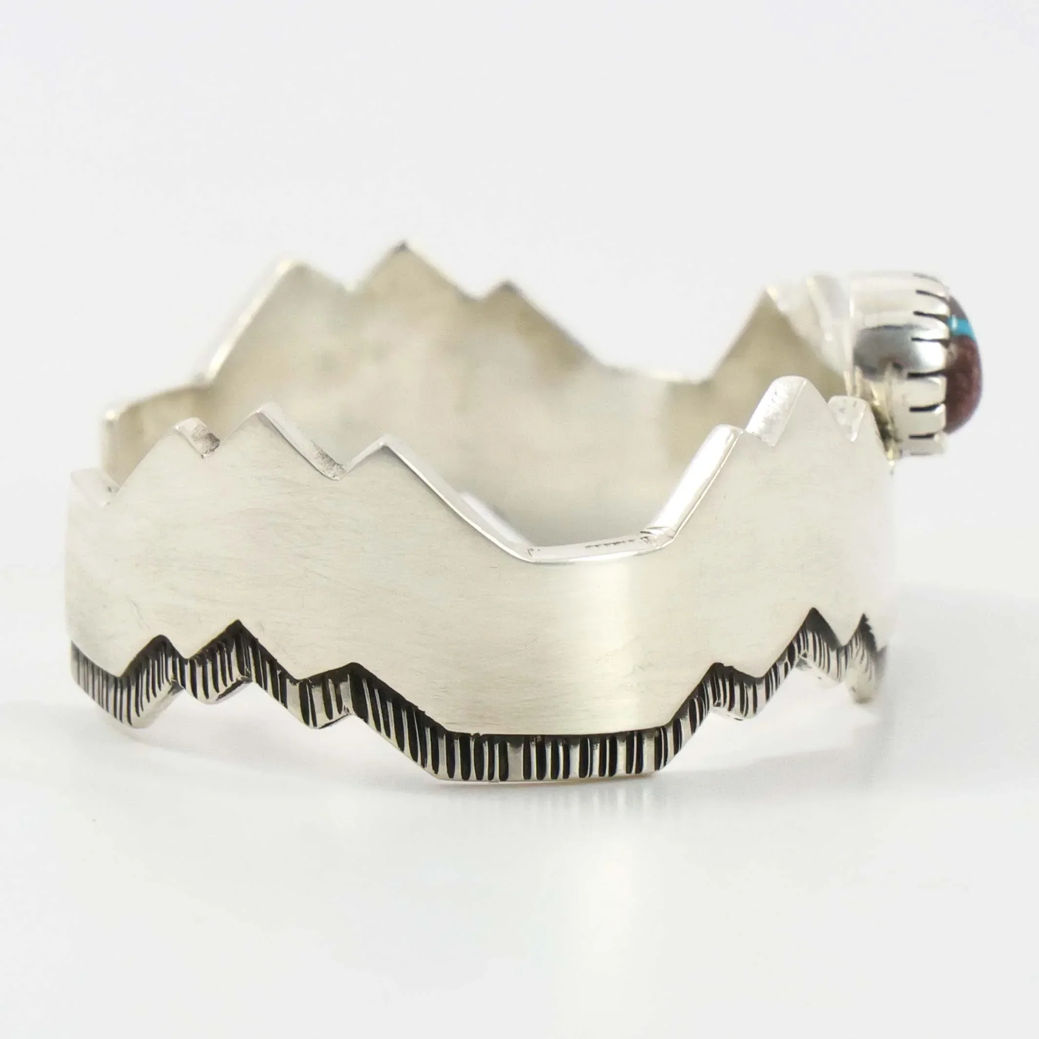Bisbee Turquoise Mountain Cuff - Image 3