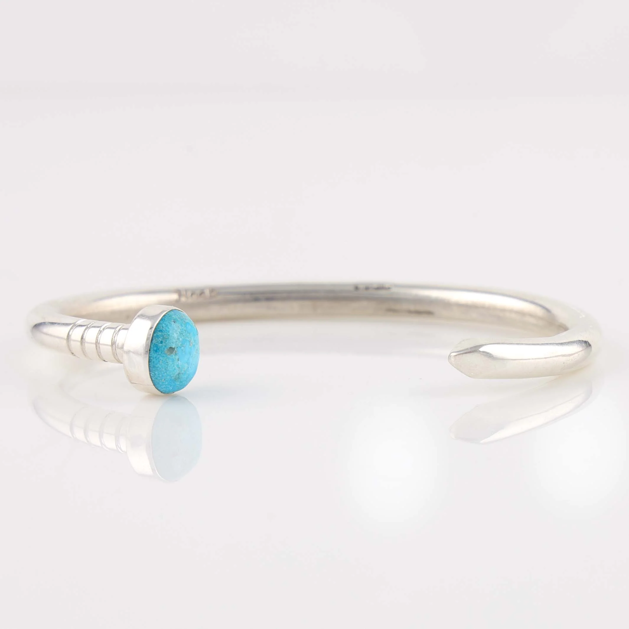 Bisbee Turquoise Nail Cuff - Image 4