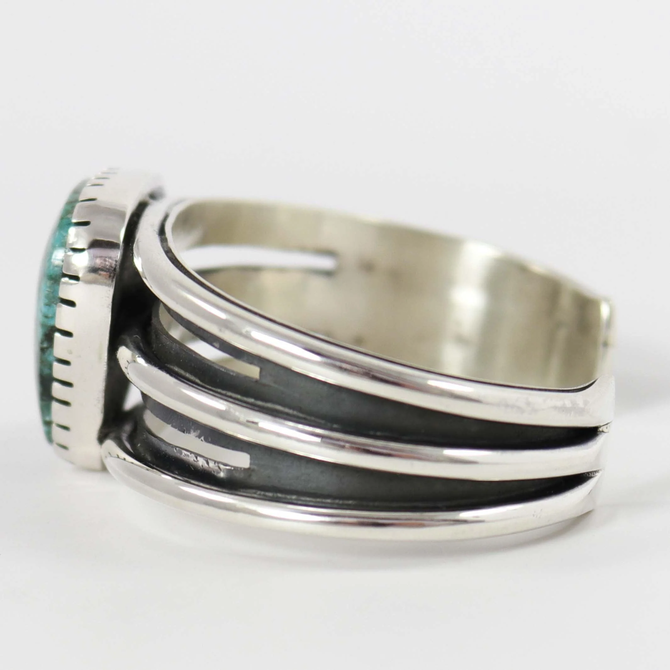 Blue Diamond Turquoise Cuff - Image 3