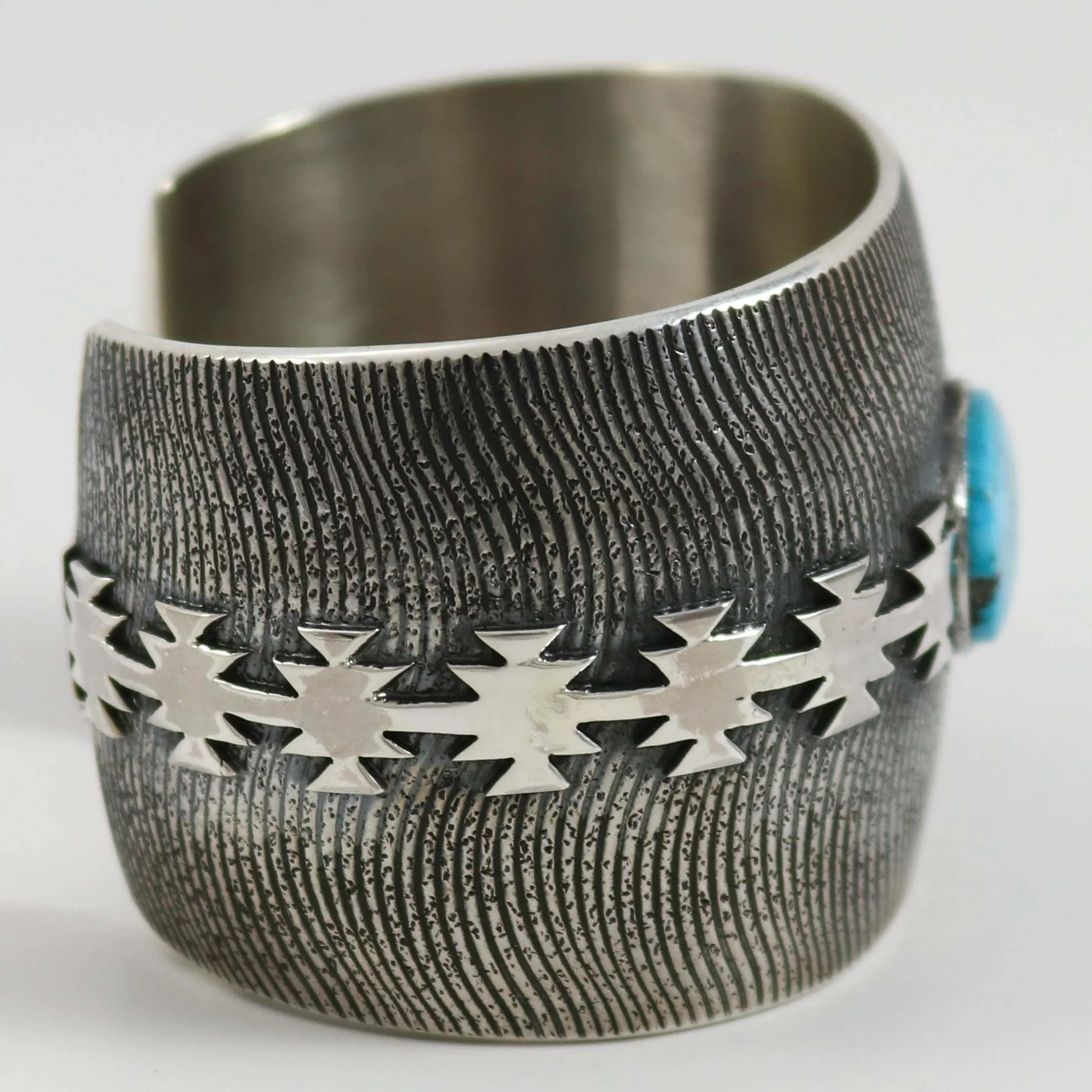 Blue Gem Turquoise Cuff - Image 4