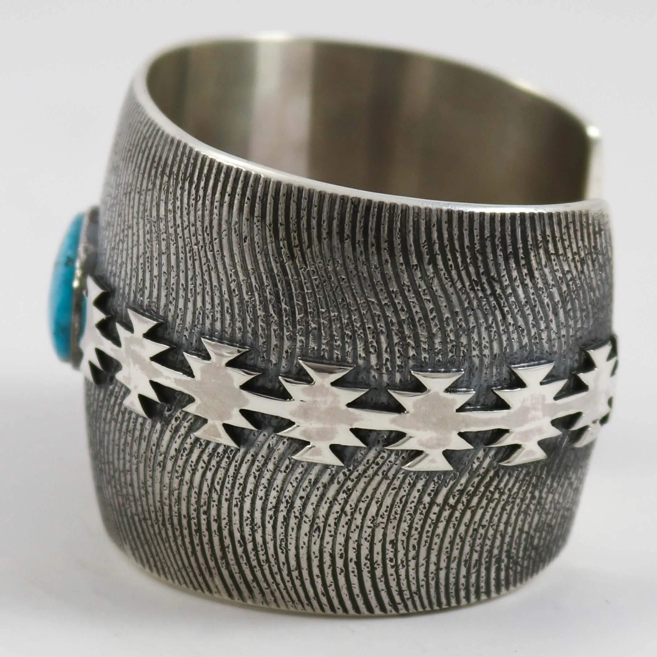 Blue Gem Turquoise Cuff - Image 5