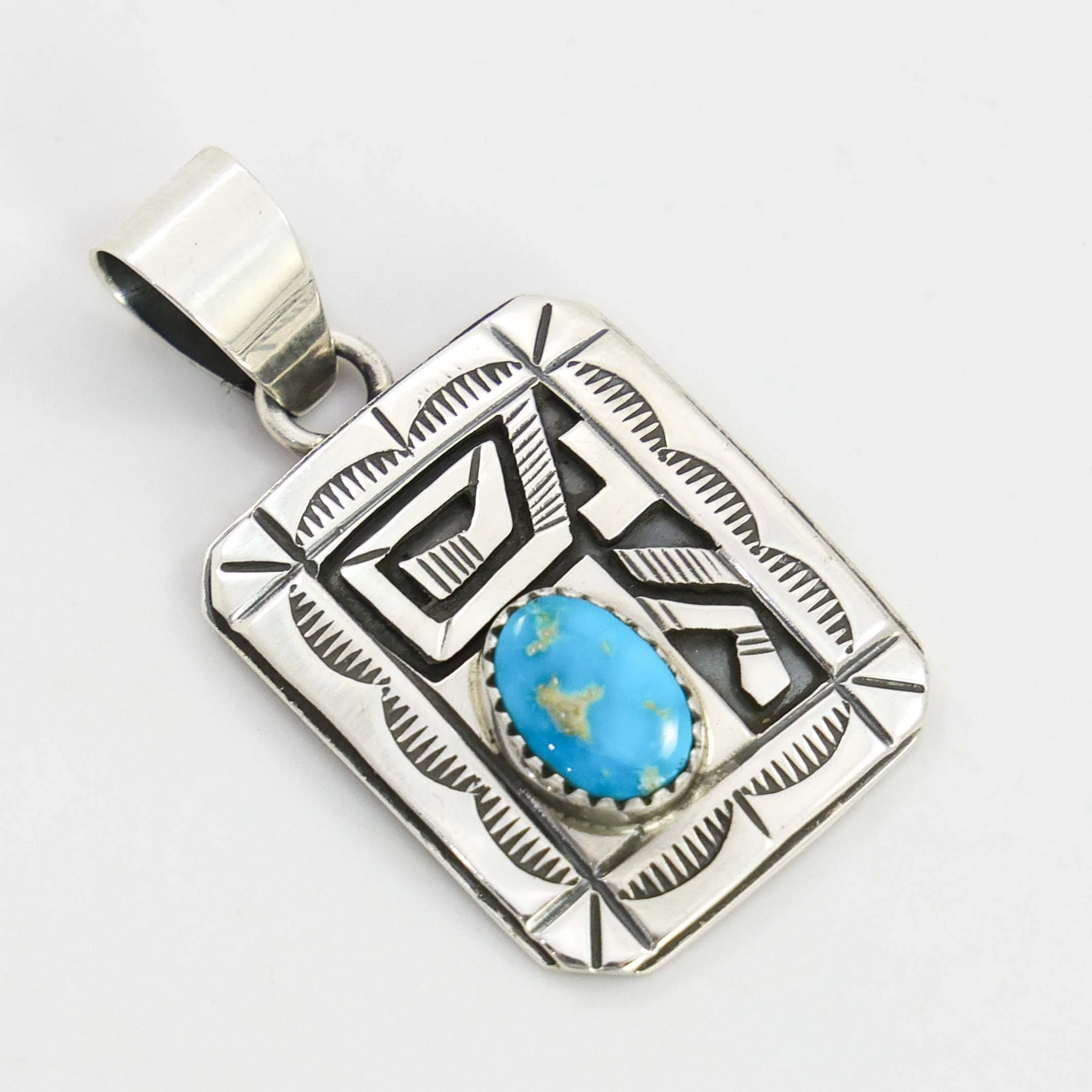 Blue Gem Turquoise Pendant - Image 2