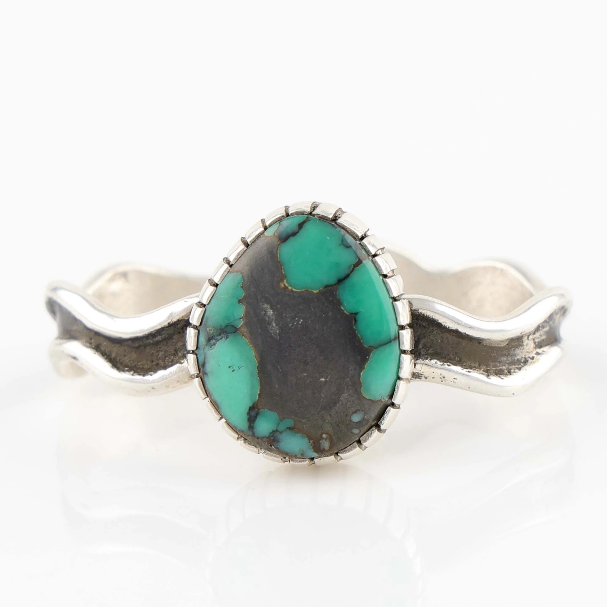 Broken Arrow Turquoise Ring
