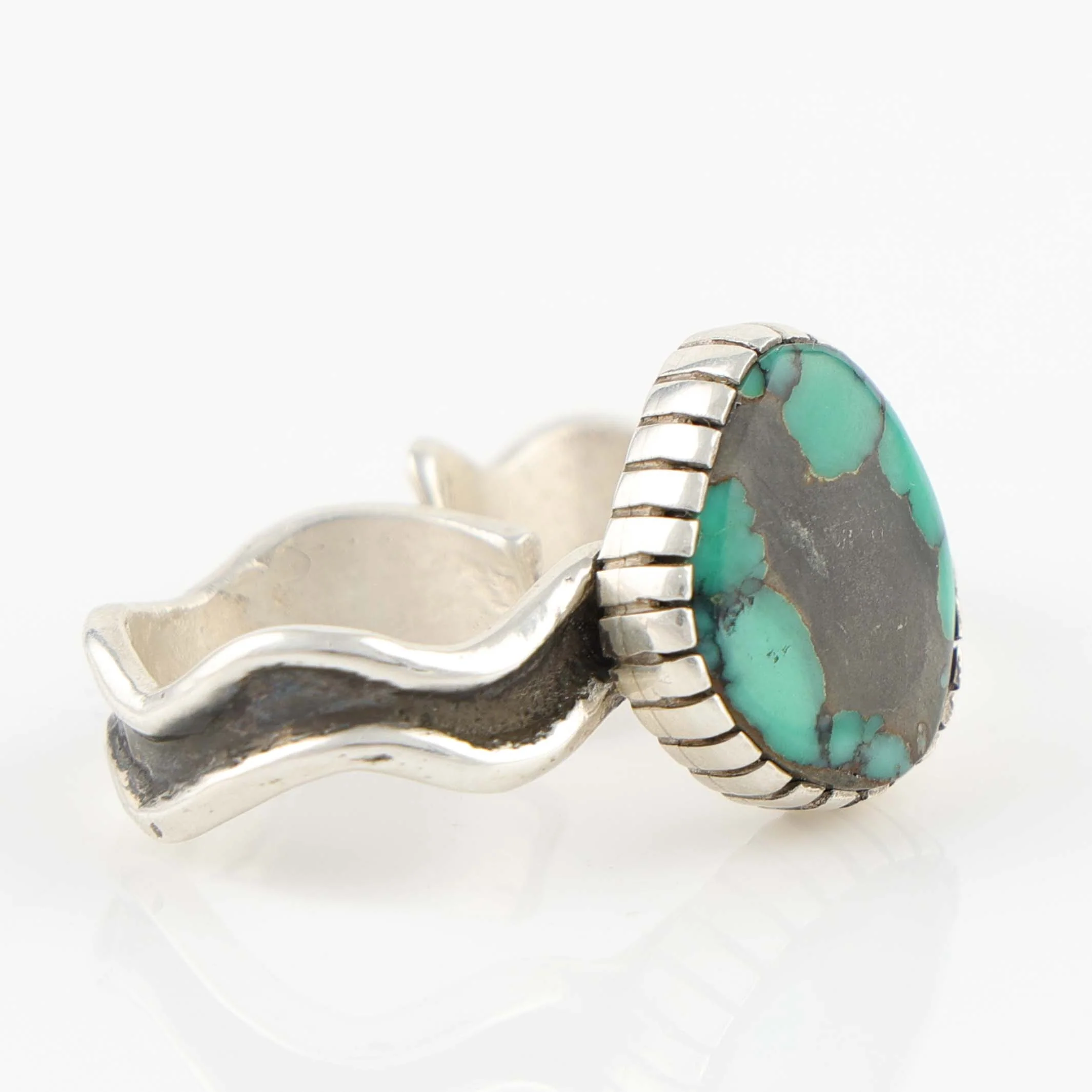 Broken Arrow Turquoise Ring - Image 2